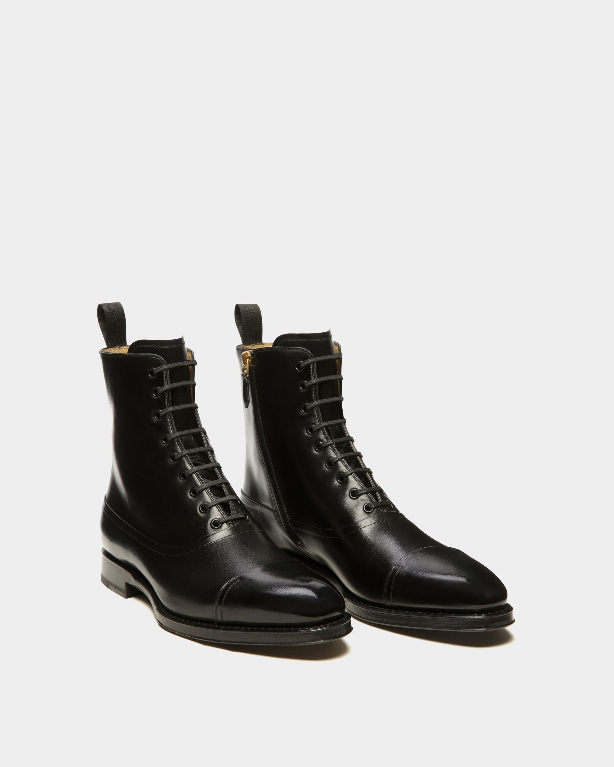 Bottines Scribe En Cuir Noir - Homme - Bally - 02