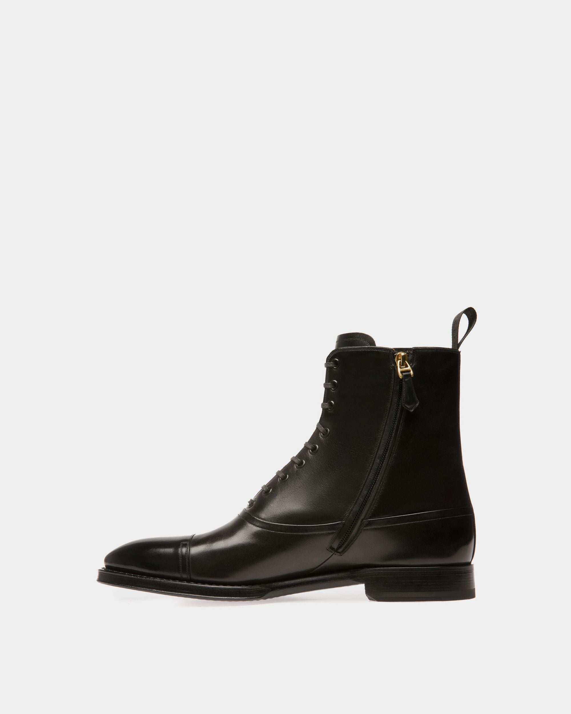 Bottines Scribe En Cuir Noir - Homme - Bally - 03