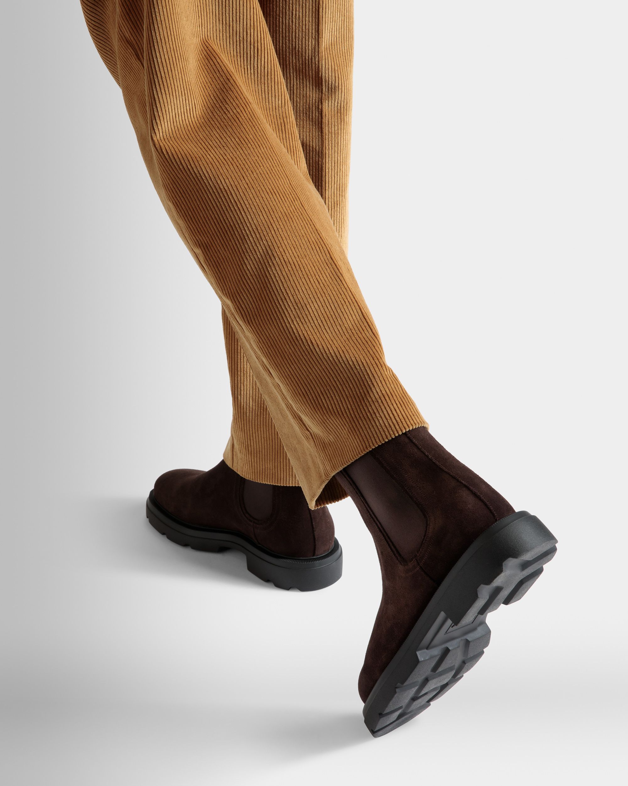 Bottines Zurich En Daim Marron - Homme - Bally - 02