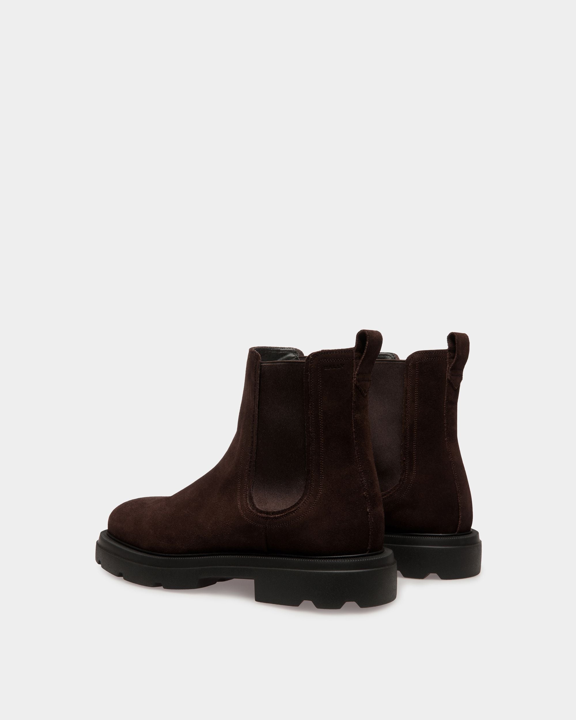 Bottines Zurich En Daim Marron - Homme - Bally - 04
