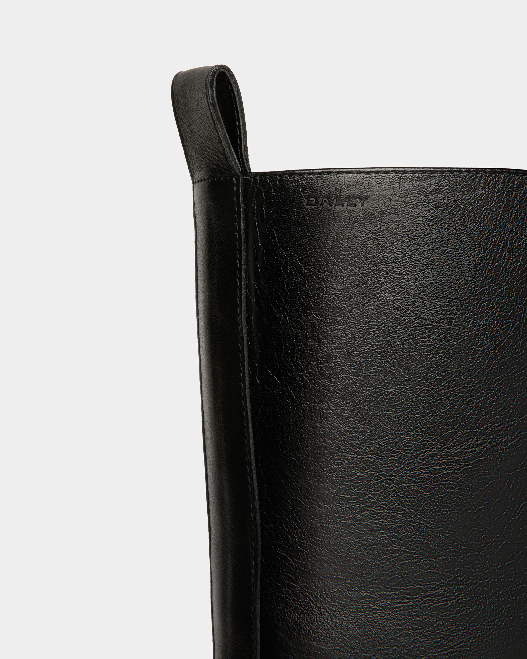 Botte Peggy En Cuir Noir - Homme - Bally - 05
