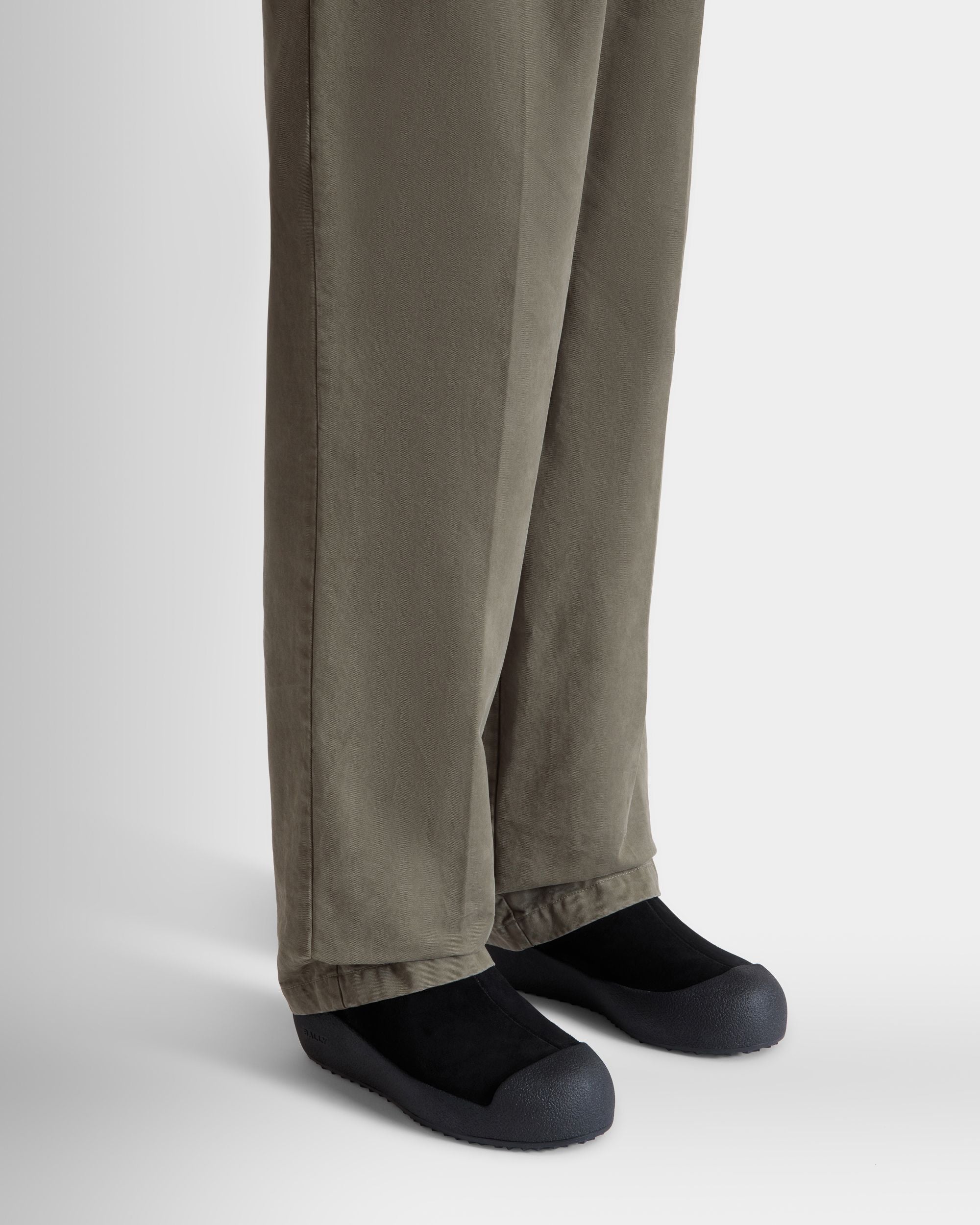 Bottine Bally Curling En Cuir Noir Caoutchouté - Homme - Bally - 02
