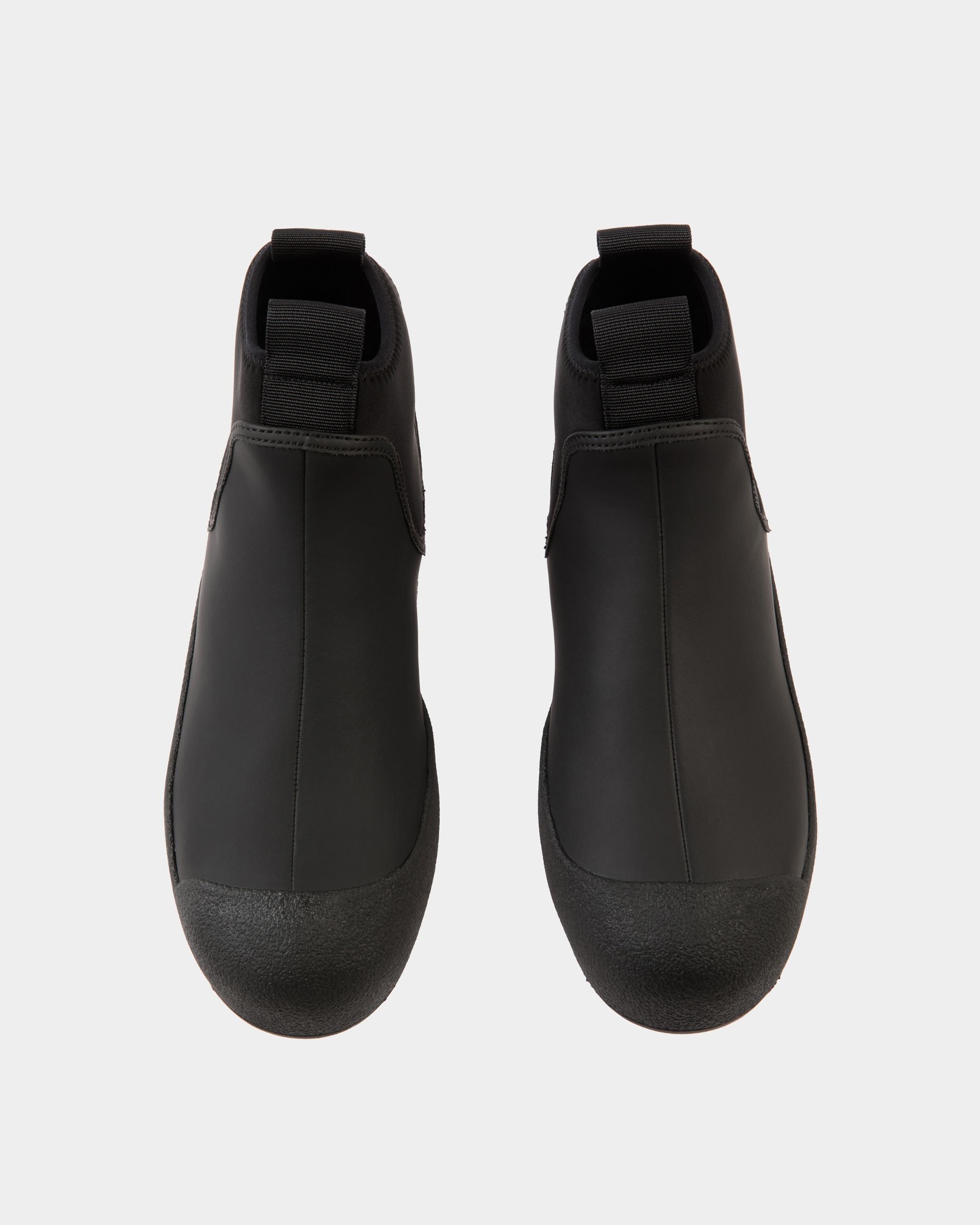 Bottine Bally Curling En Cuir Noir Caoutchouté - Homme - Bally - 05