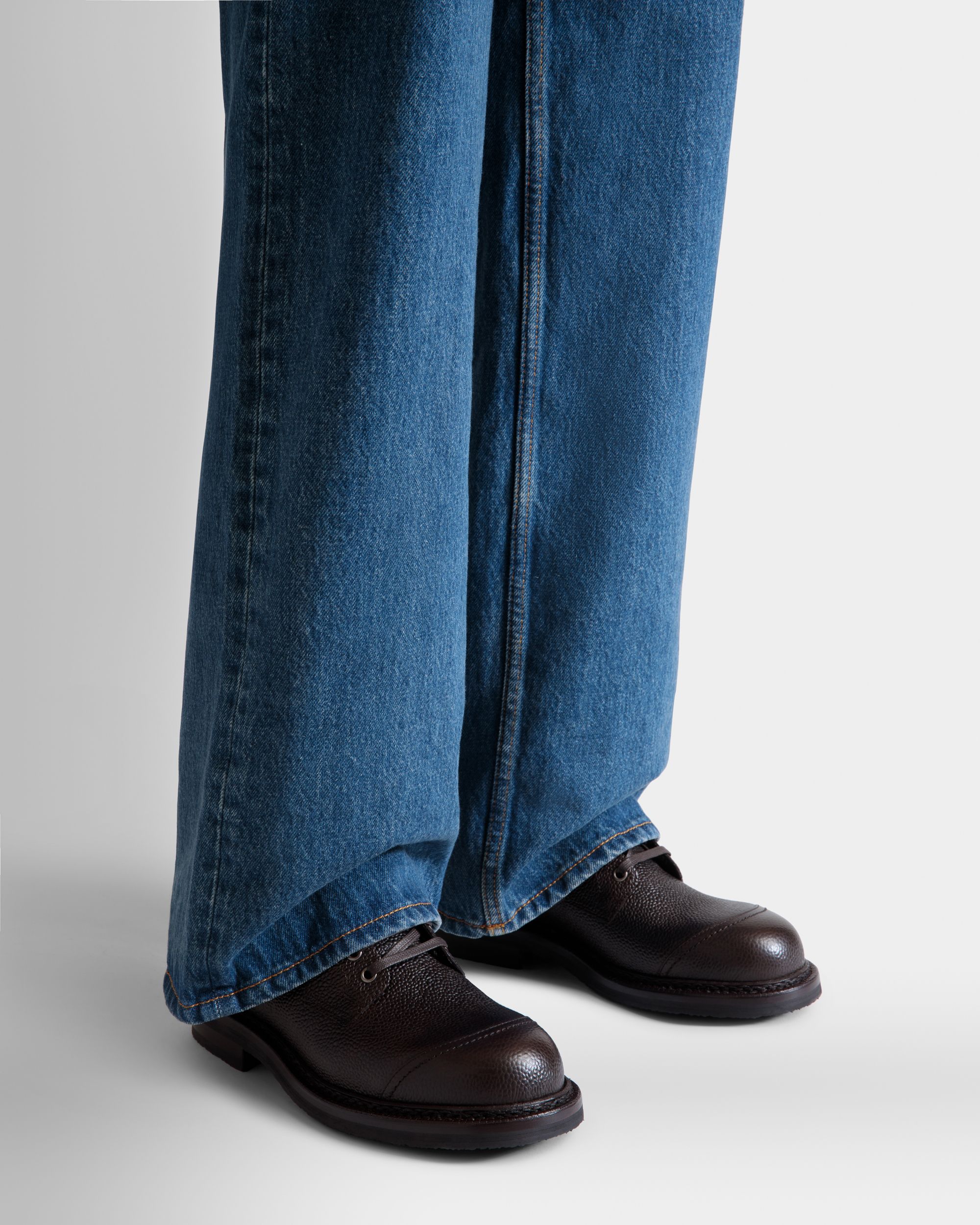 Bottine Norwelt En Cuir Grainé Ebano - Homme - Bally - 02