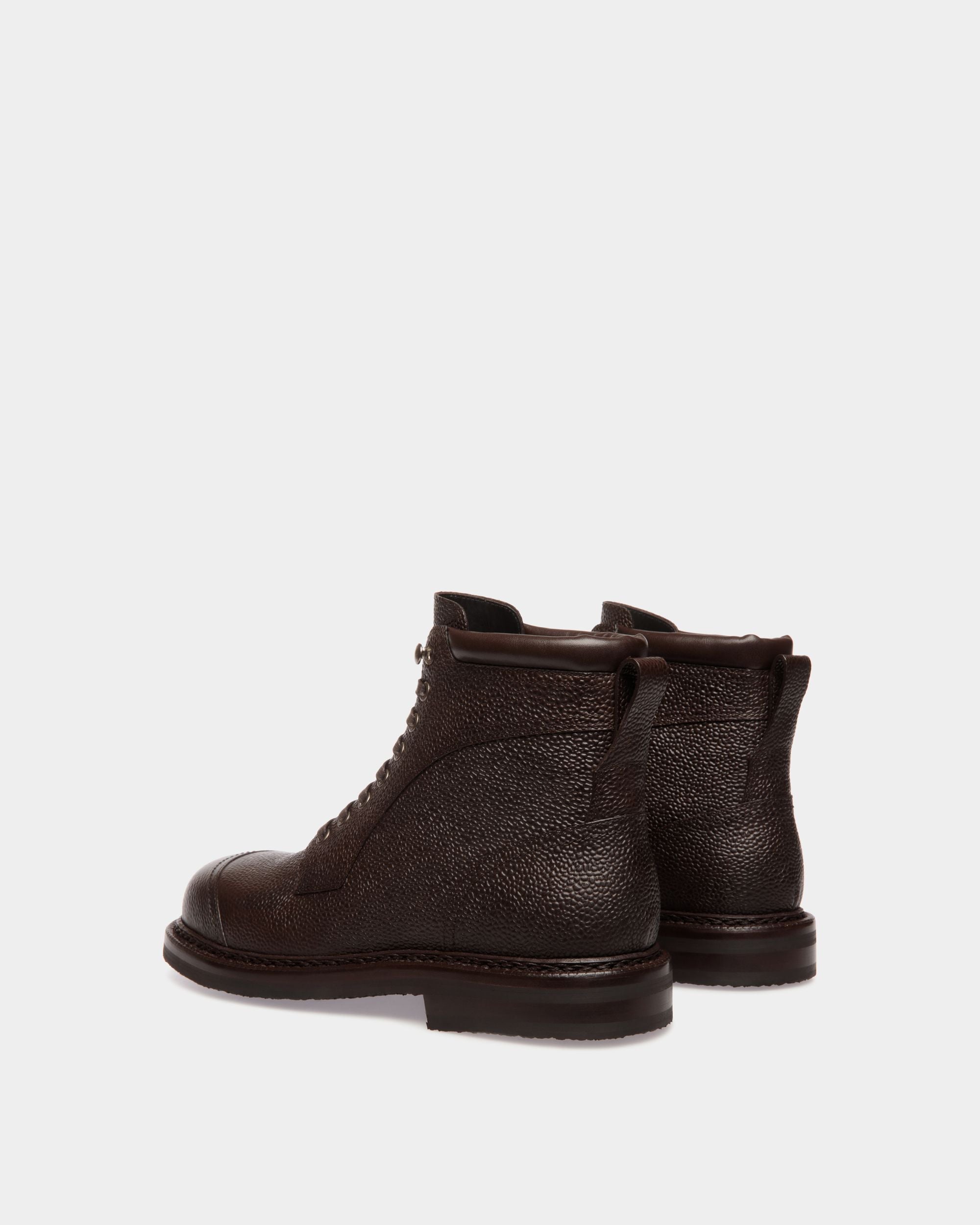 Bottine Norwelt En Cuir Grainé Ebano - Homme - Bally - 04