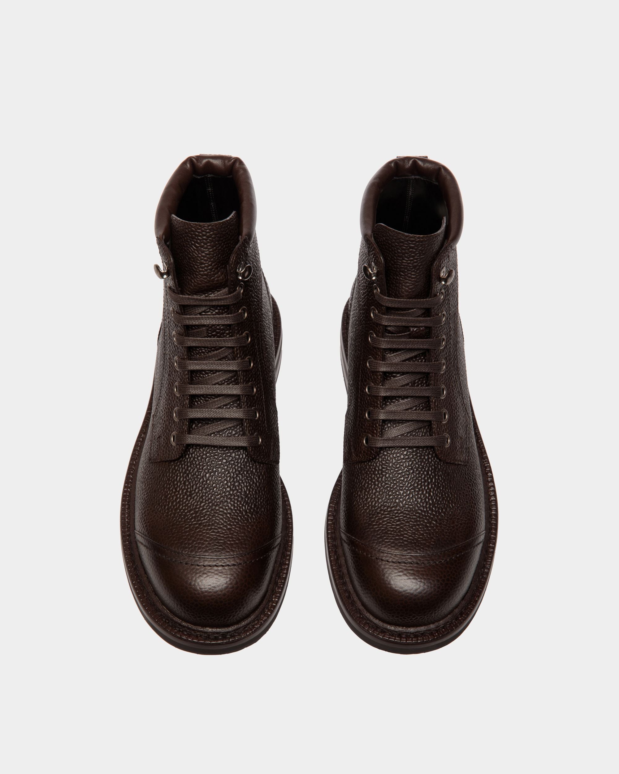 Bottine Norwelt En Cuir Grainé Ebano - Homme - Bally - 05