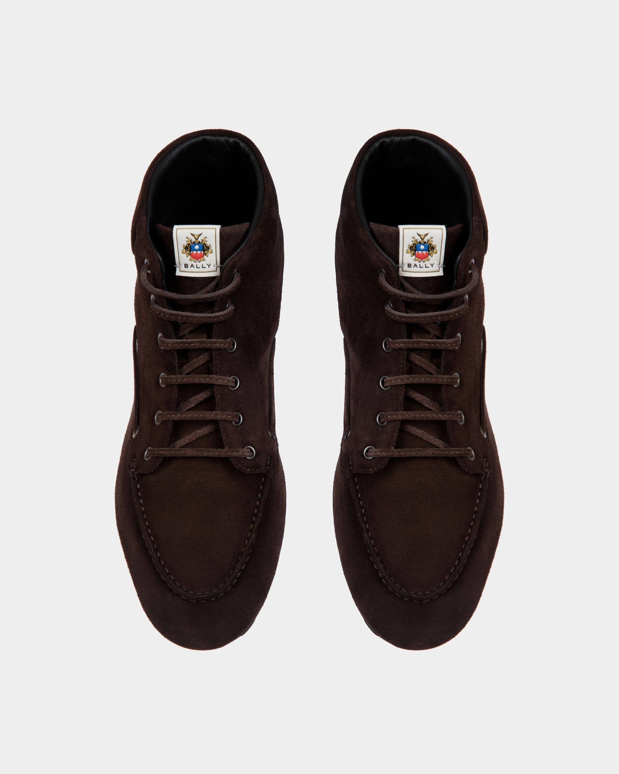 Bottine Plume En Daim Ebano - Homme - Bally - 05