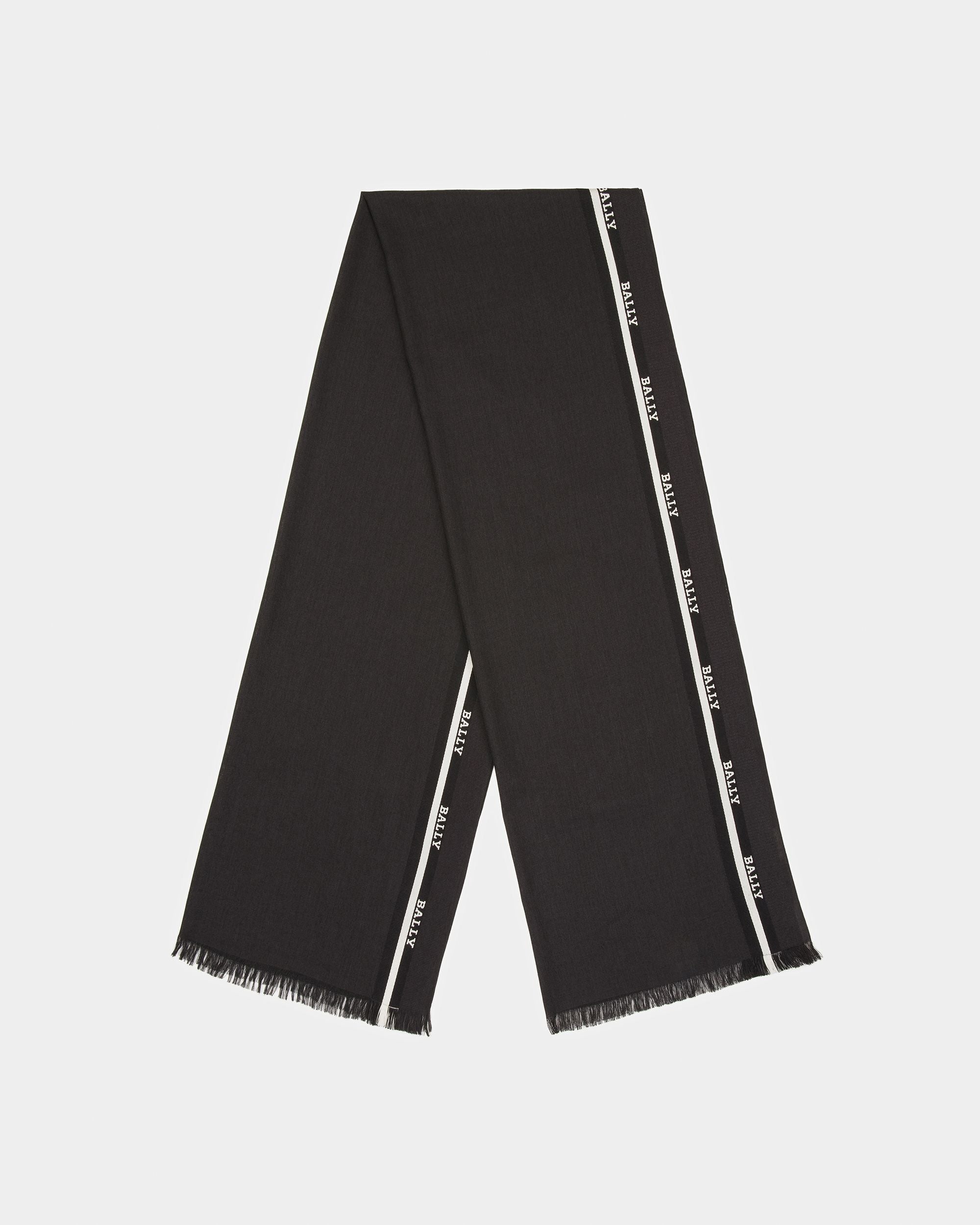 Écharpe En Jacquard Noir - Homme - Bally - 01