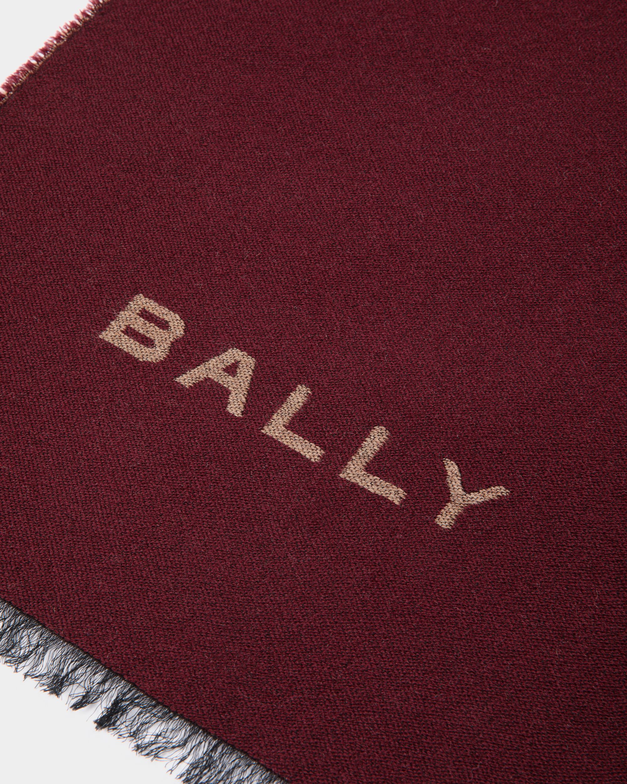 Écharpe Avec Logo En Laine Mélangée Andorra - Homme - Bally - 02