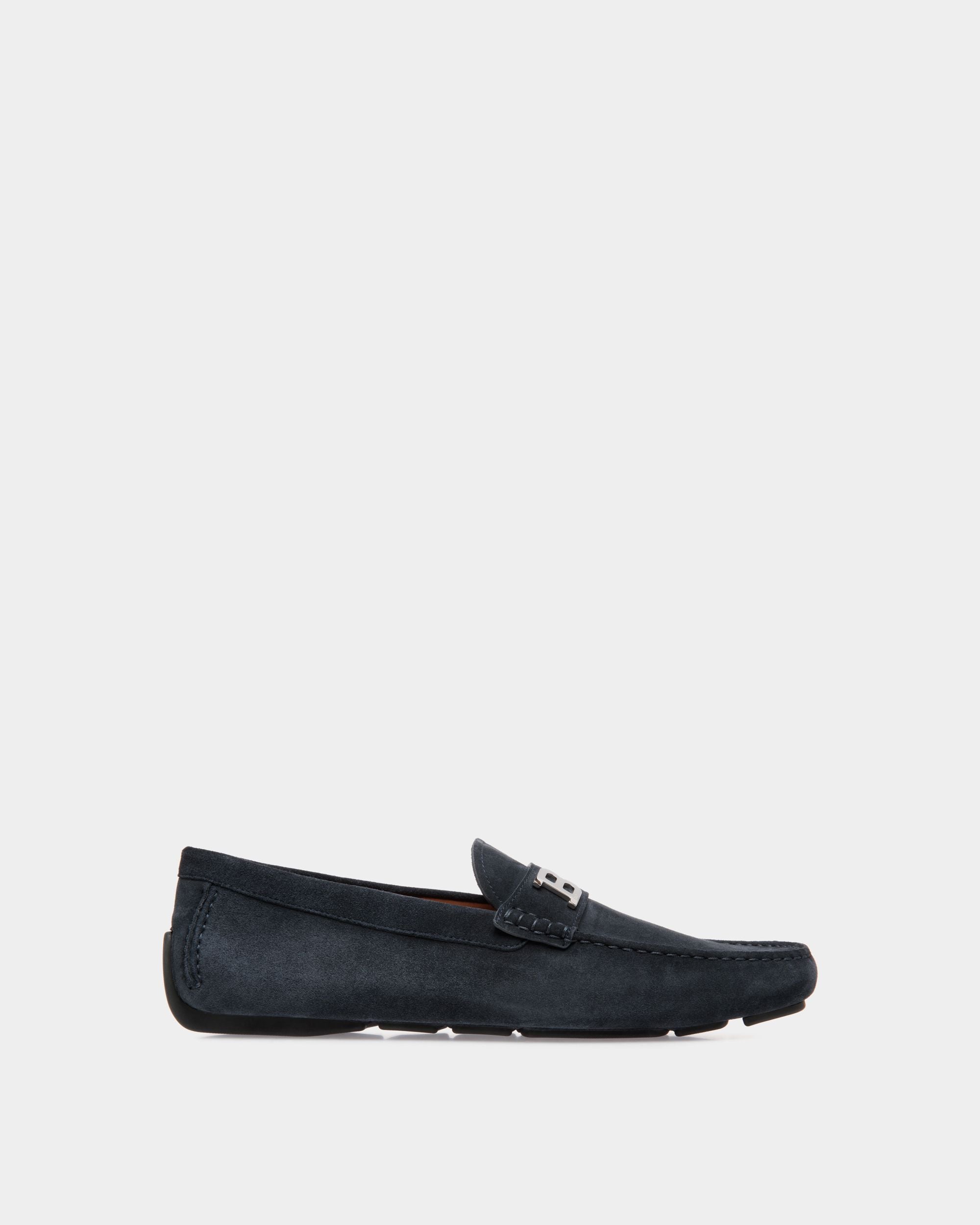 Drivers In Blue Leather - Homme - Bally - 01