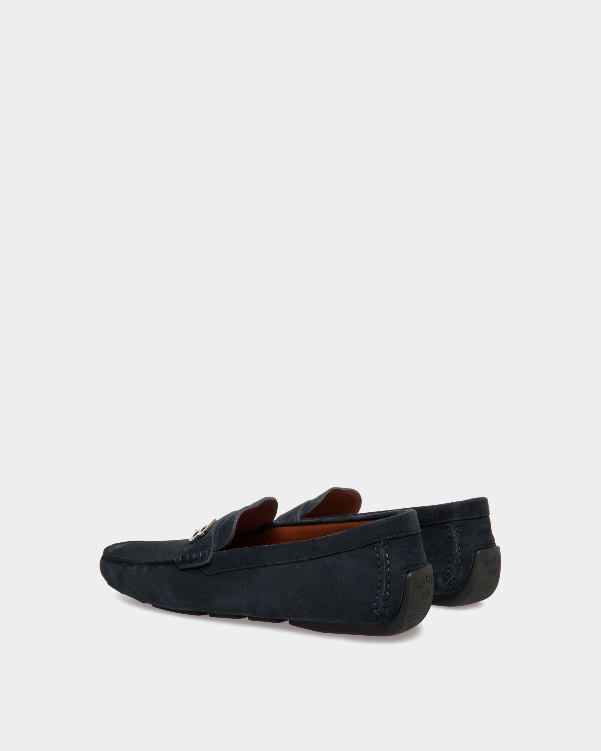 Drivers In Blue Leather - Homme - Bally - 03