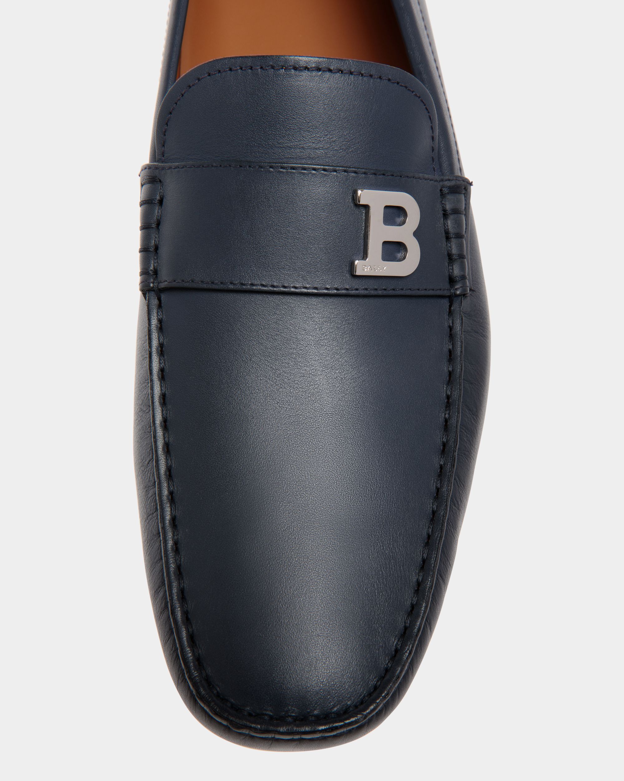 Drivers In Blue Leather - Homme - Bally - 05