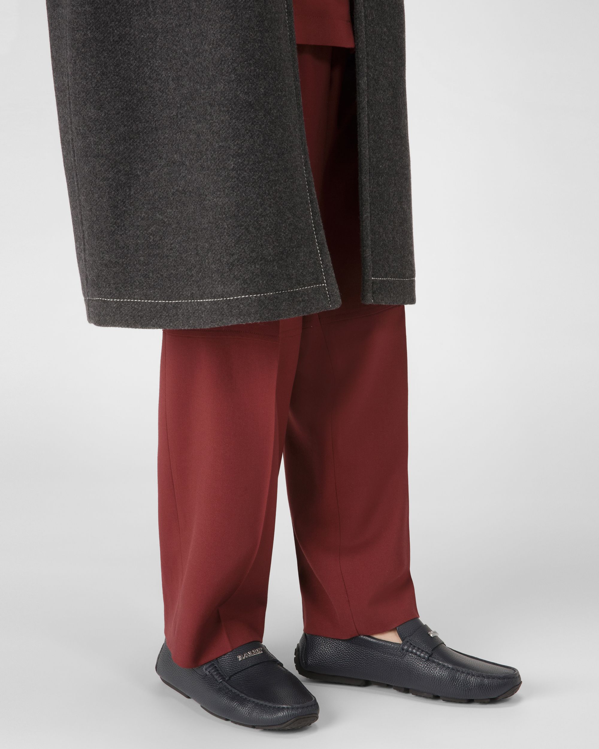 Palsy Drivers En Cuir Bleu Marine - Homme - Bally - 02