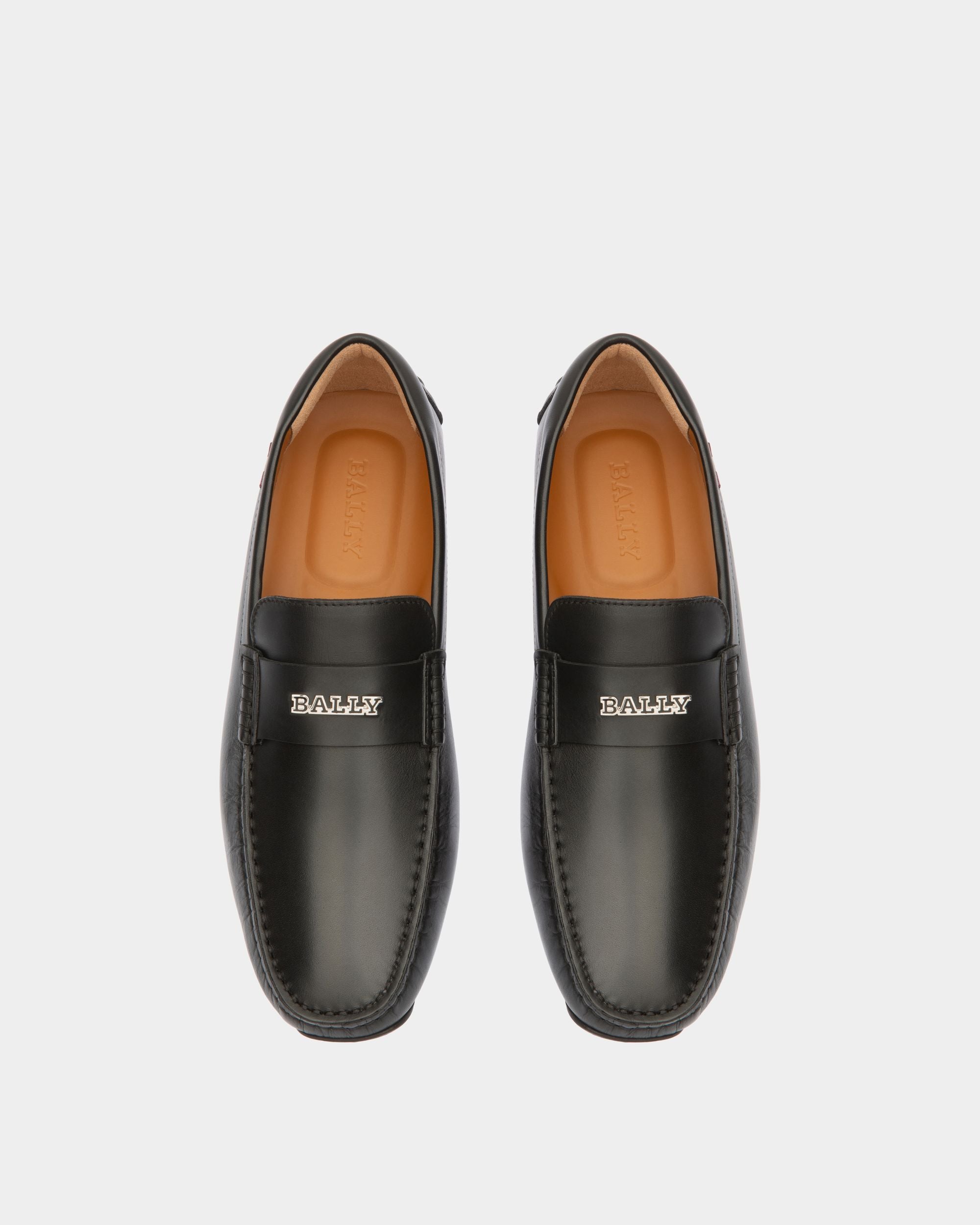 Palsy Drivers En Cuir Noir - Homme - Bally - 02