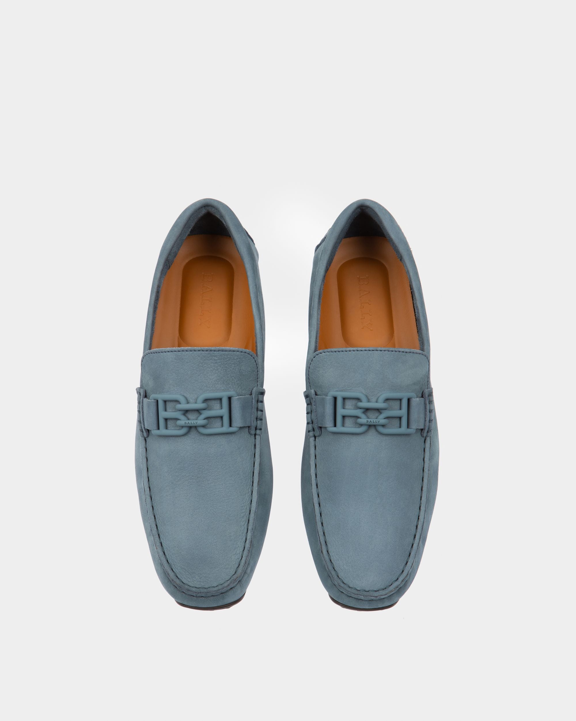 Parsal Drivers En Cuir Bleu - Homme - Bally - 02