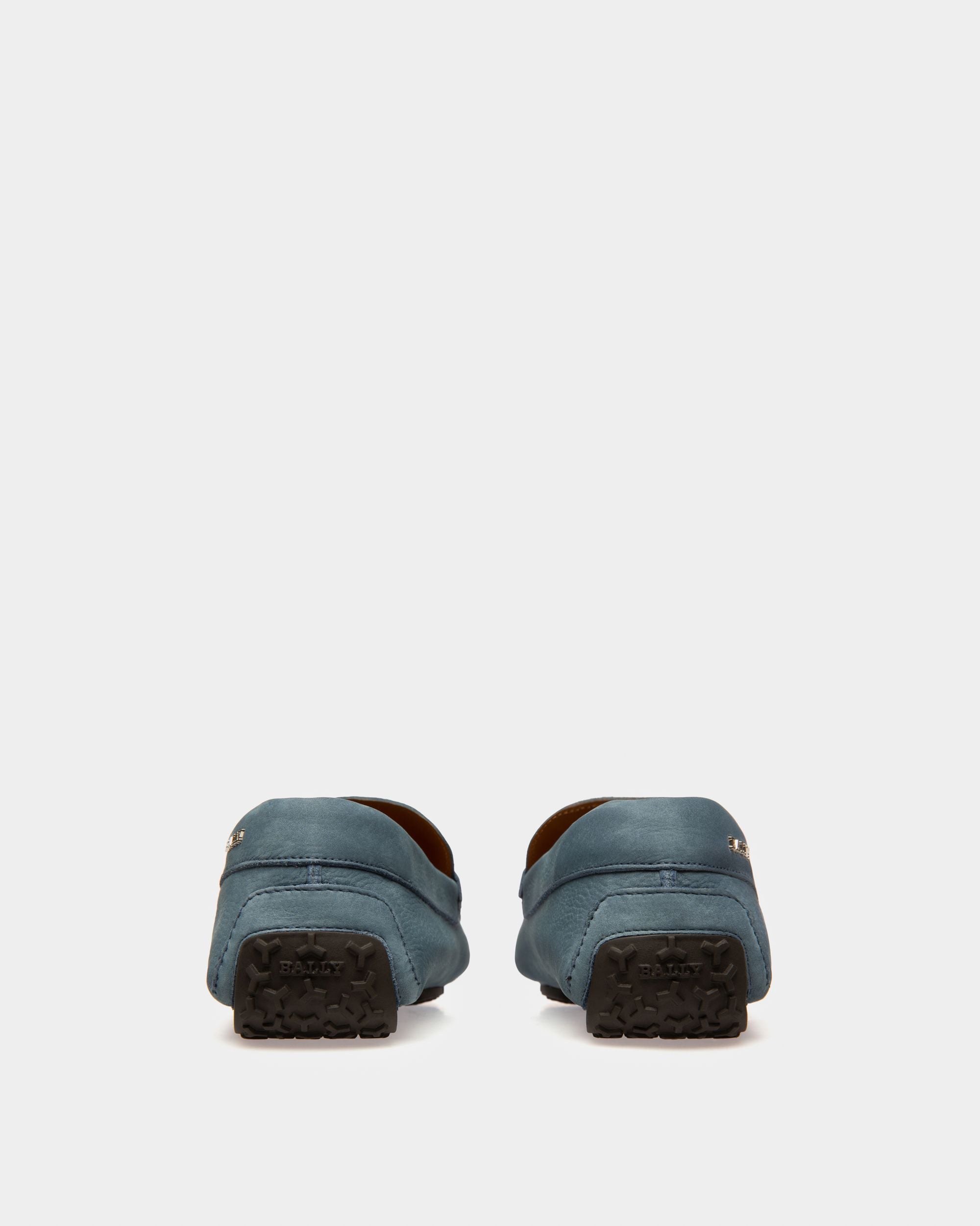 Parsal Drivers En Cuir Bleu - Homme - Bally - 03