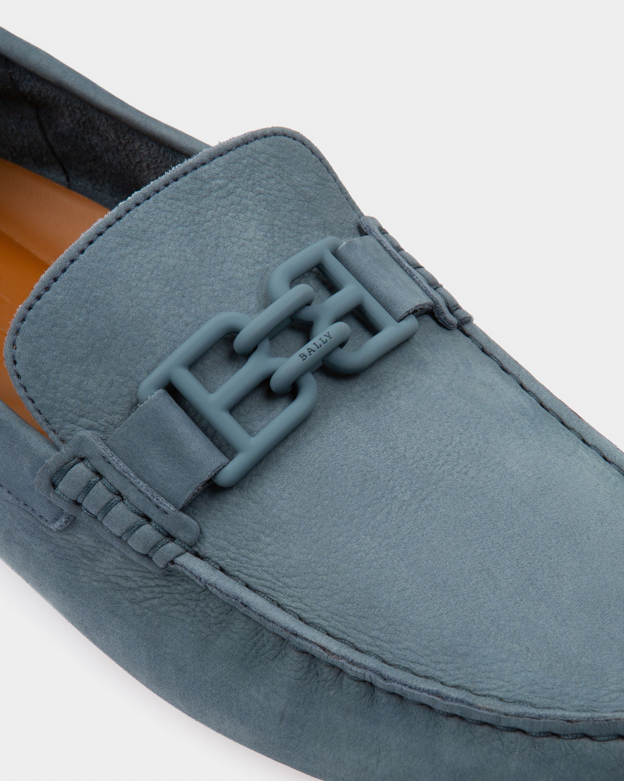 Parsal Drivers En Cuir Bleu - Homme - Bally - 05