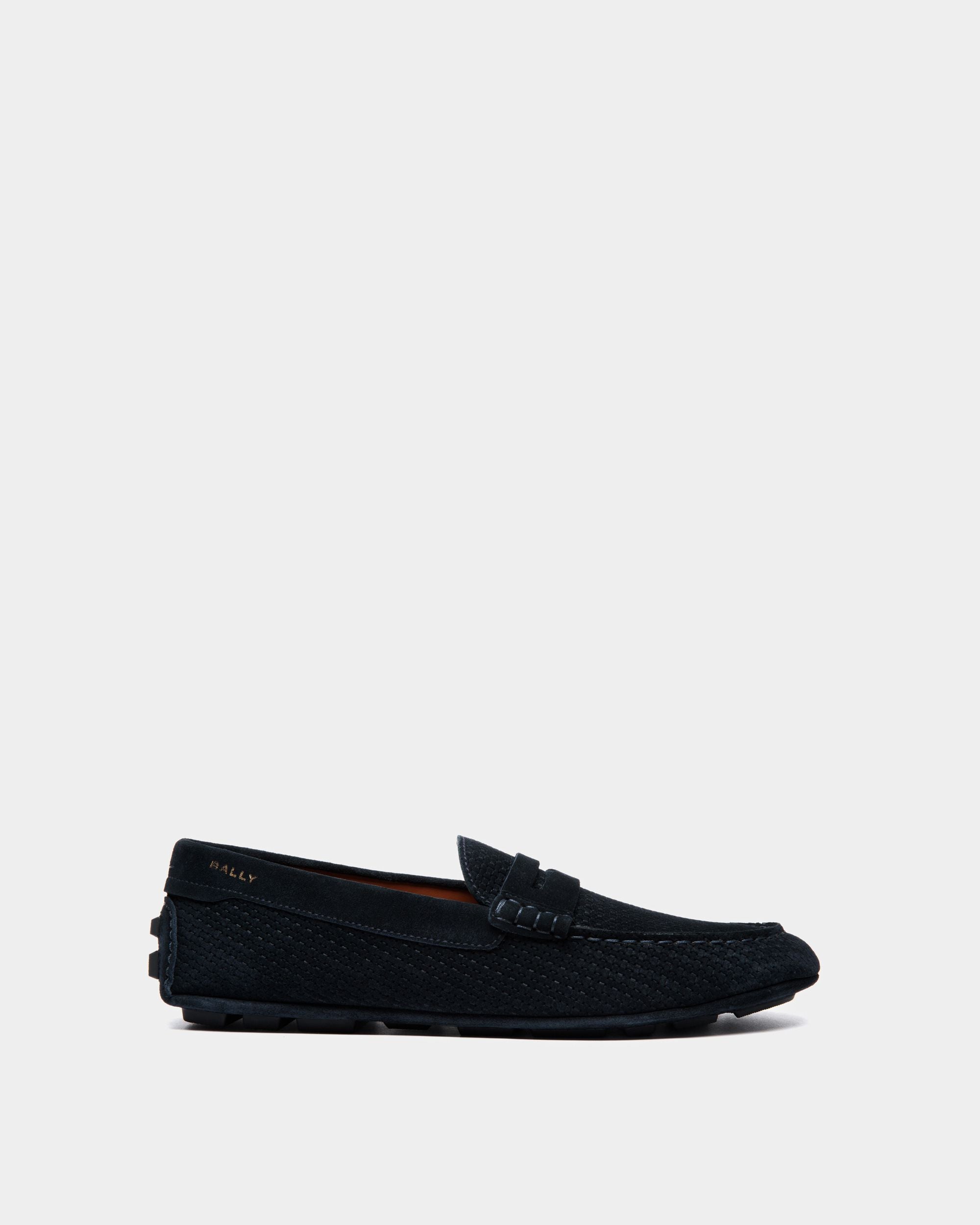 Chaussure Driver Kerbs En Daim Gaufré - Homme - Bally - 01