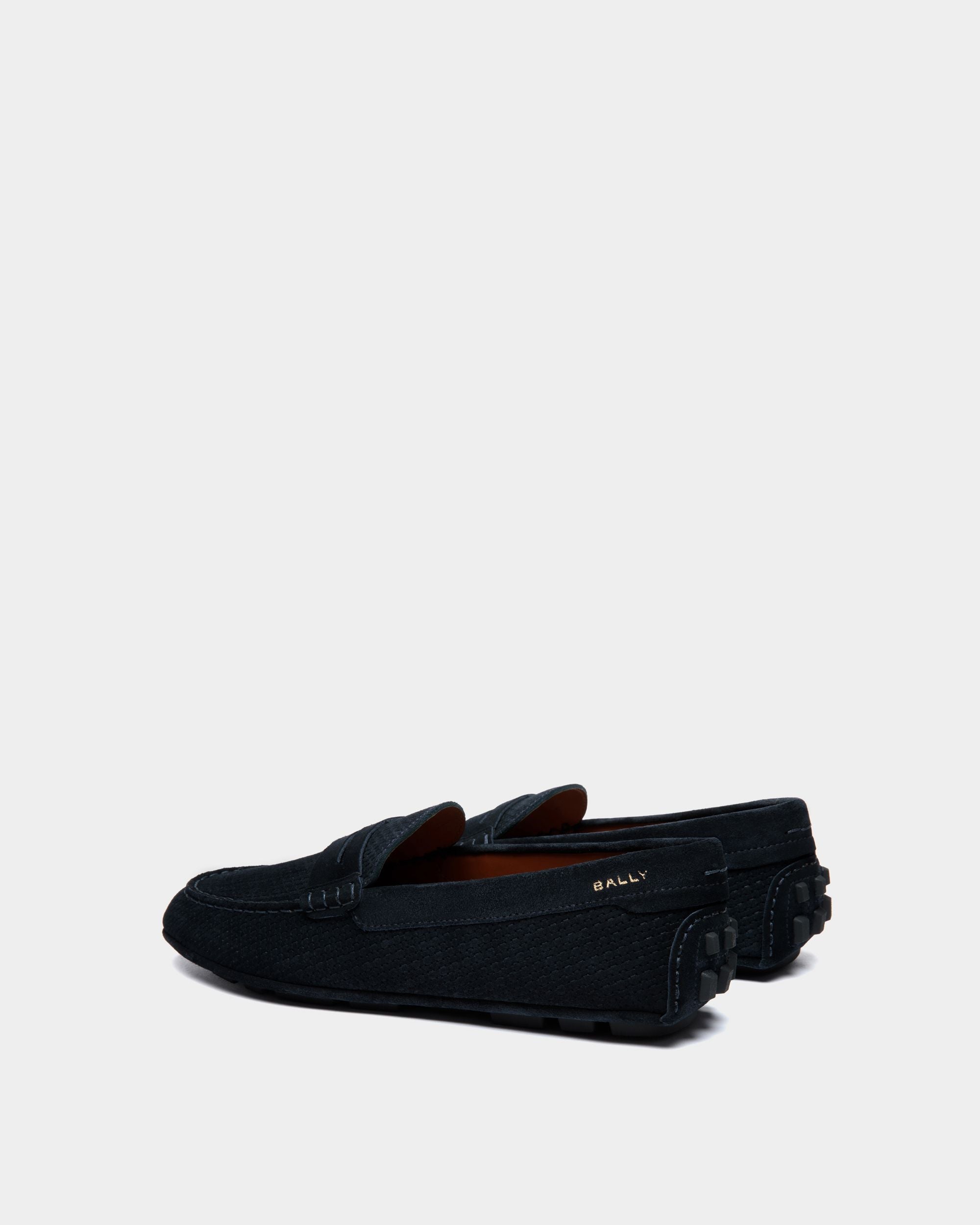 Chaussure Driver Kerbs En Daim Gaufré - Homme - Bally - 03