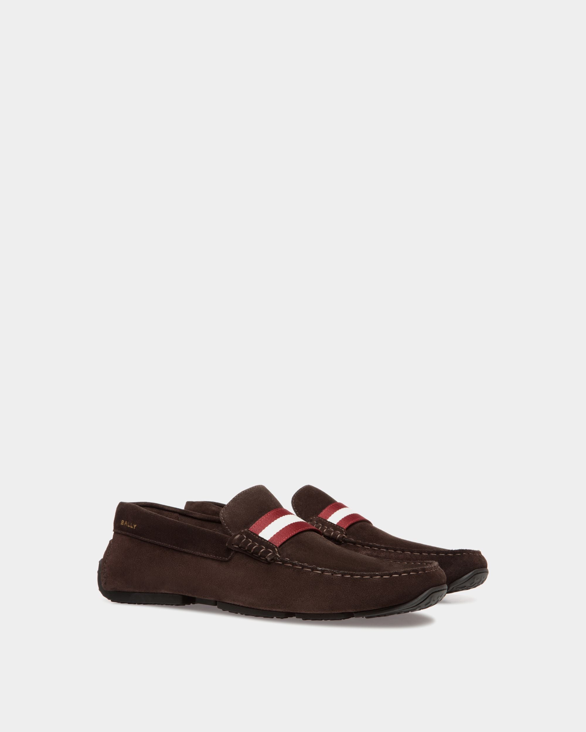 Pilot Driver In Brown  Leather - Homme - Bally - 02