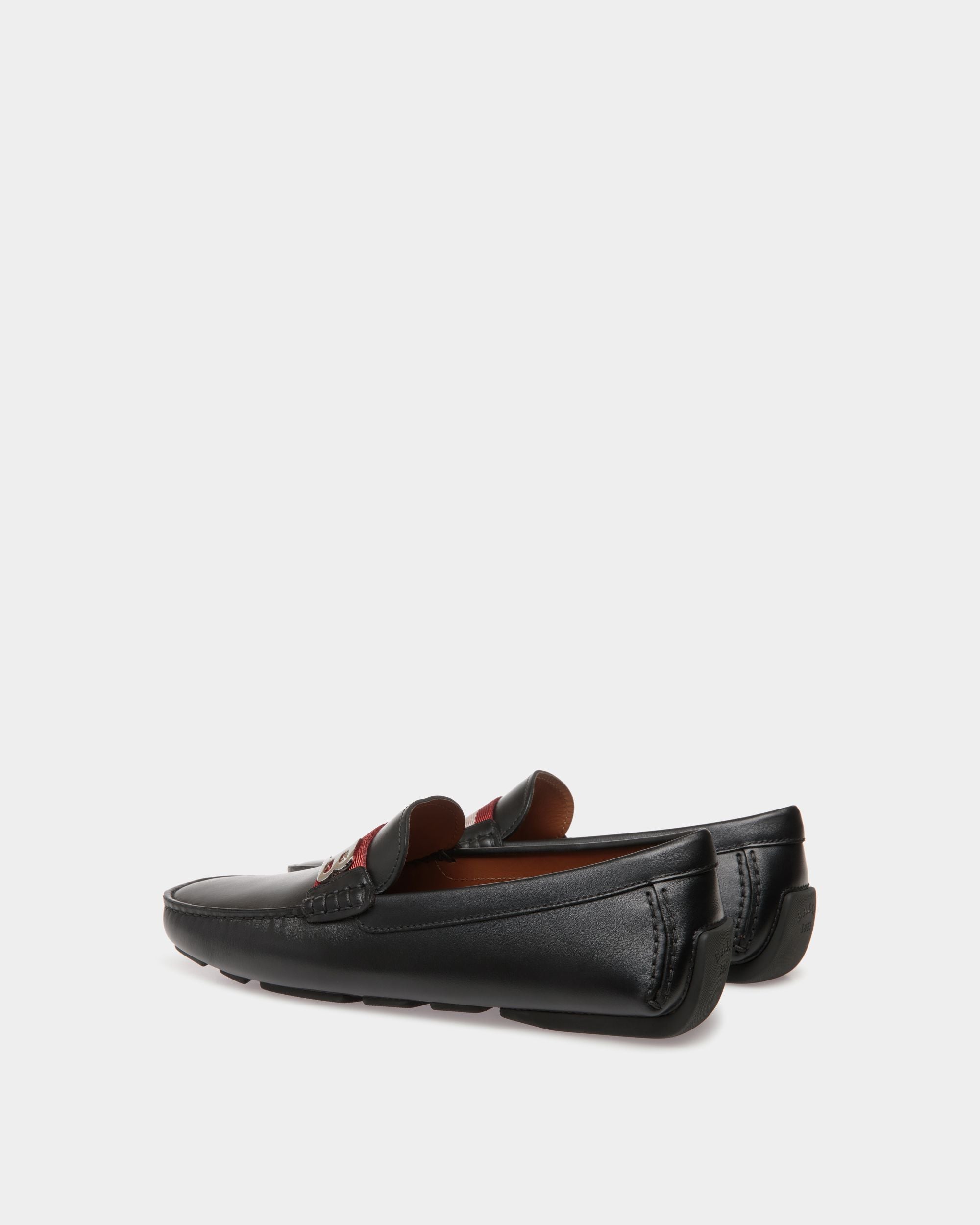 Chaussure Driver En Cuir Noir - Homme - Bally - 03