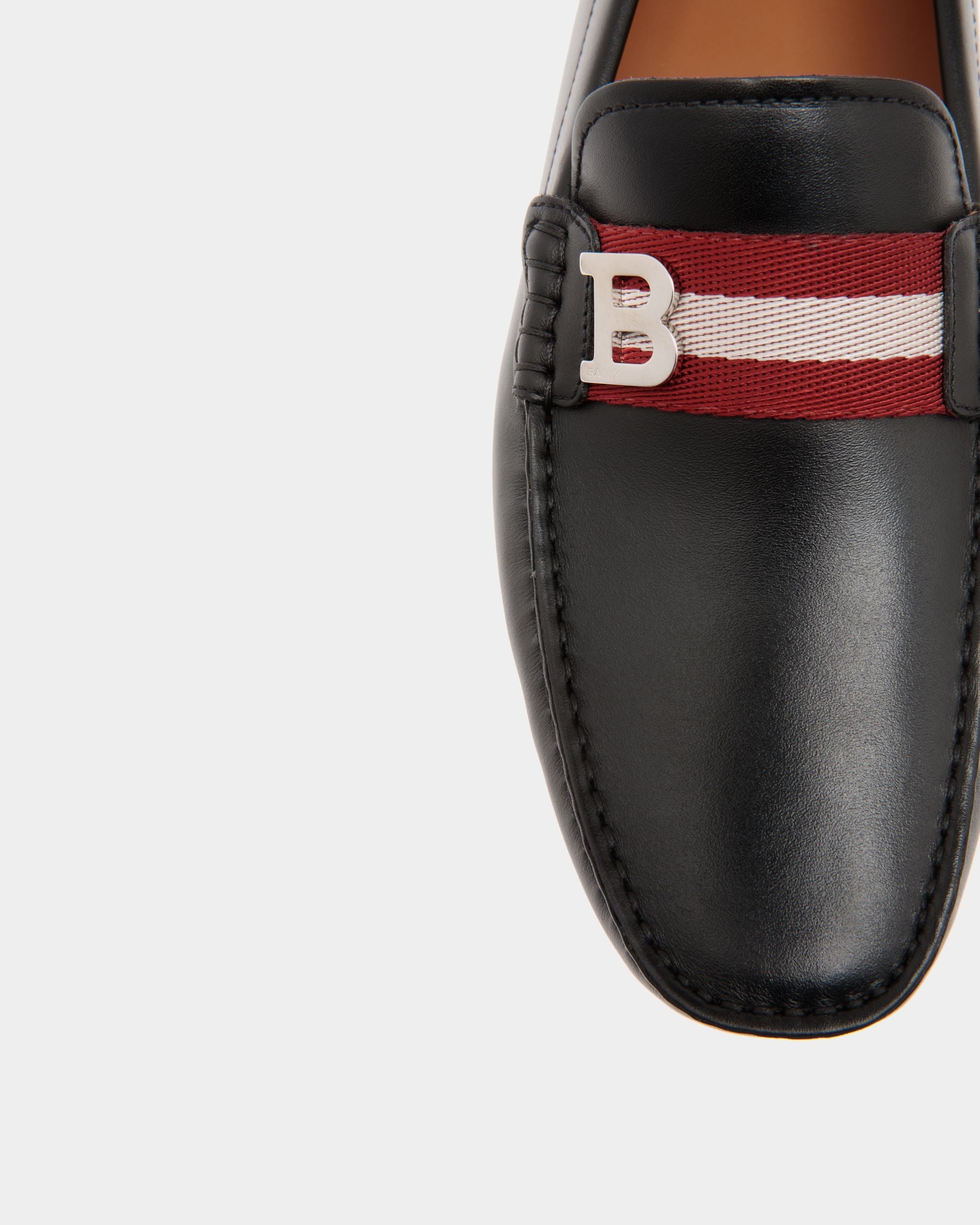 Chaussure Driver En Cuir Noir - Homme - Bally - 05