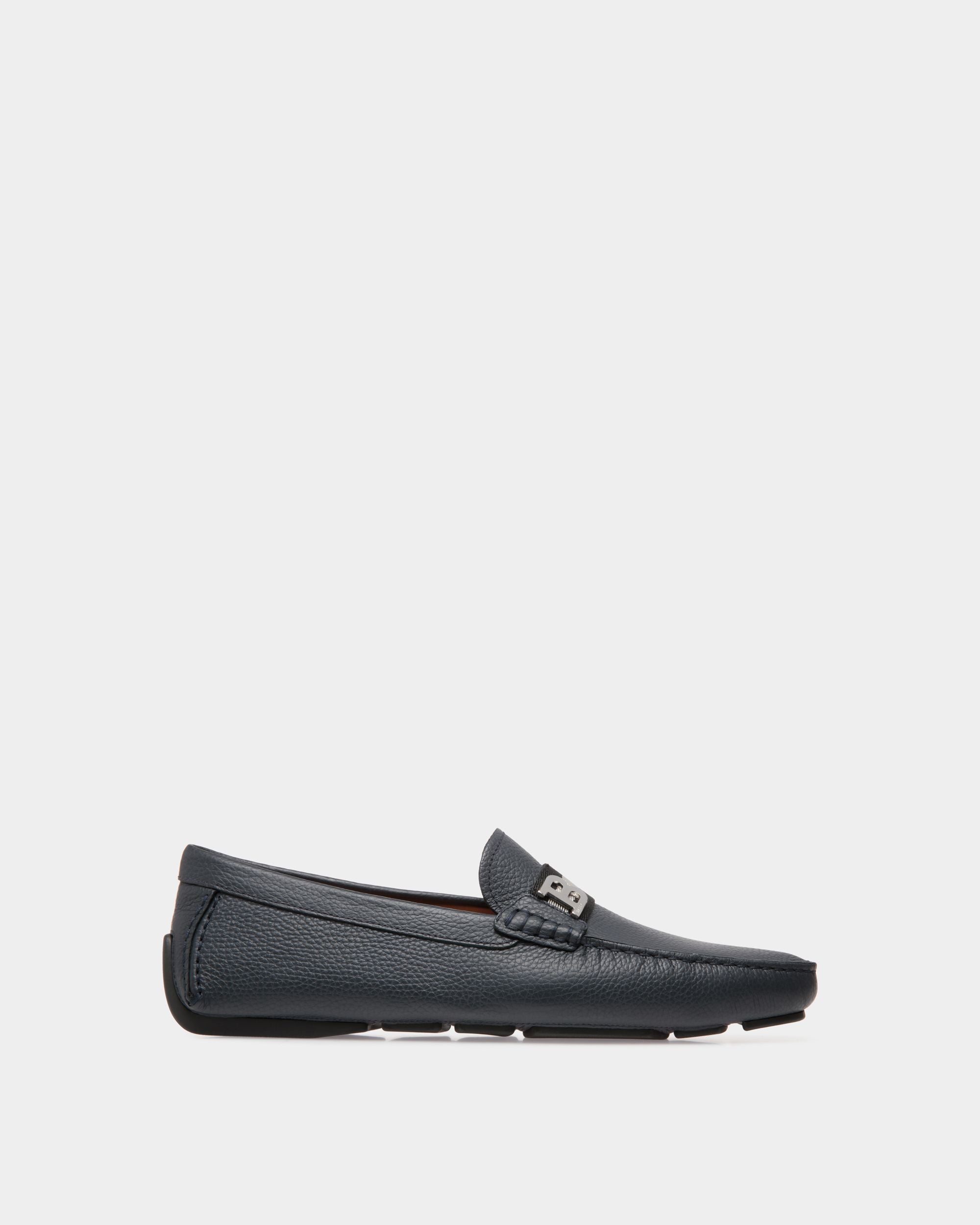 Driver In Blue Leather - Homme - Bally - 01