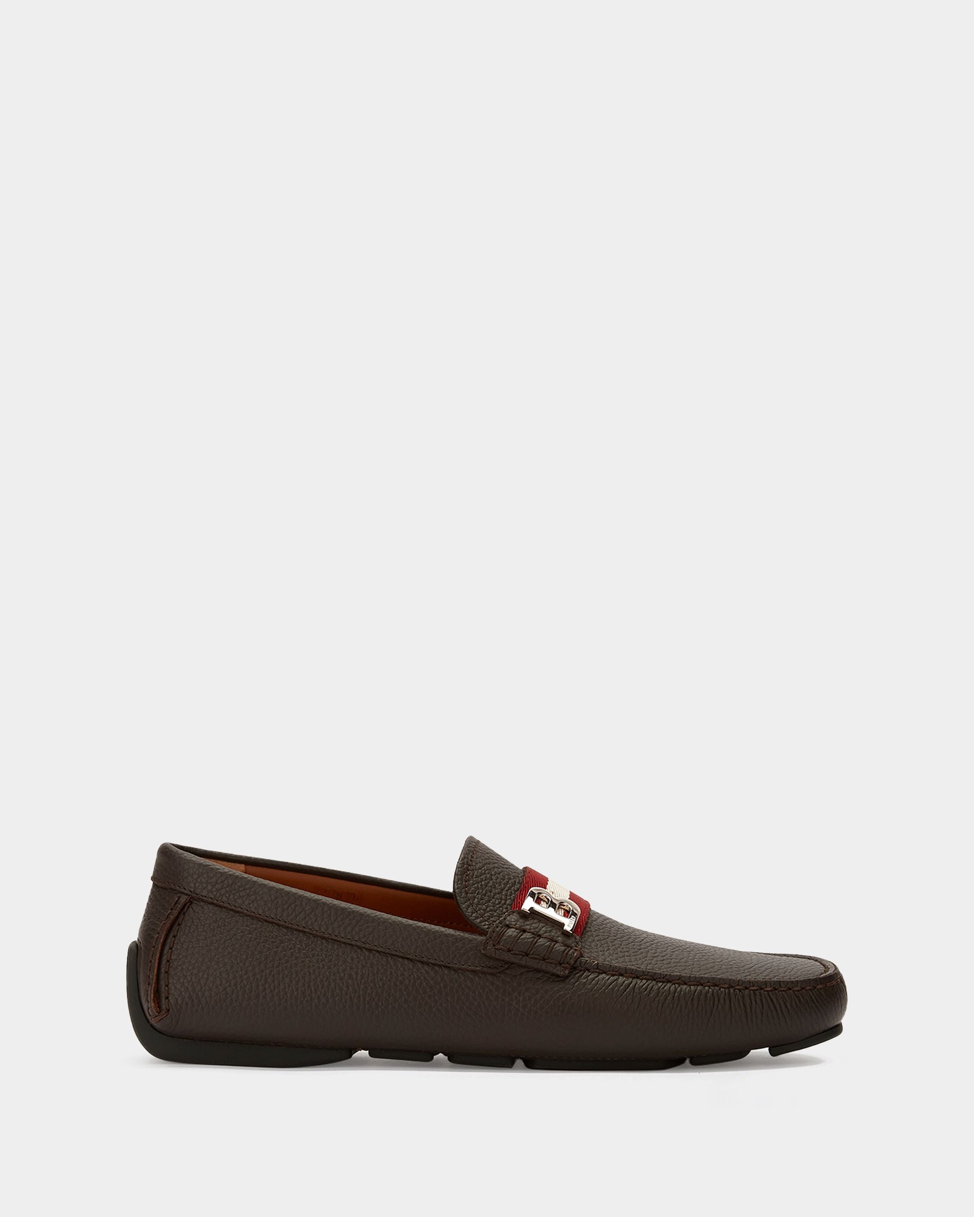 Mens Brown Driving Shoes - Homme - Bally - 01