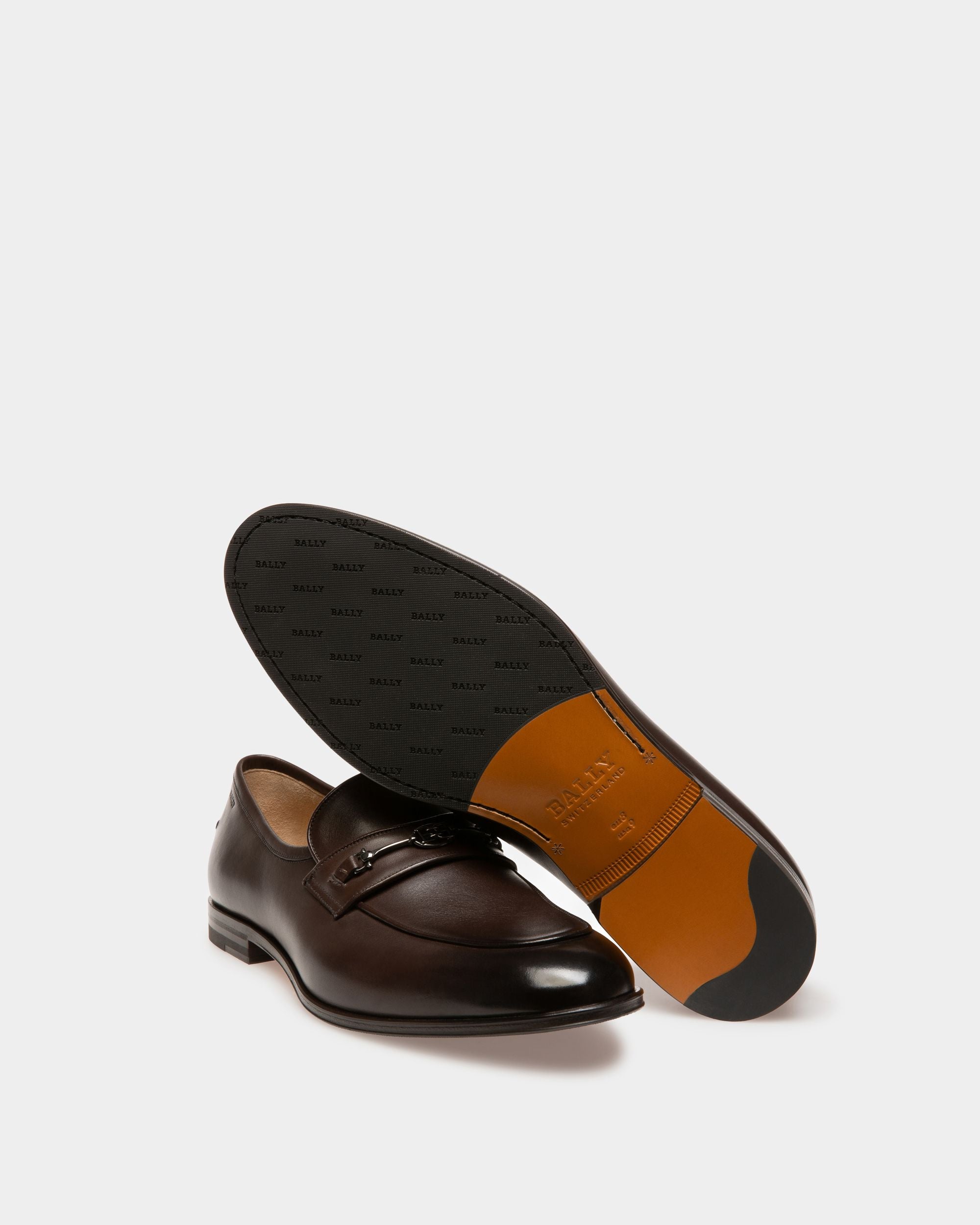 Weram Mocassins En Cuir Marron - Homme - Bally - 02
