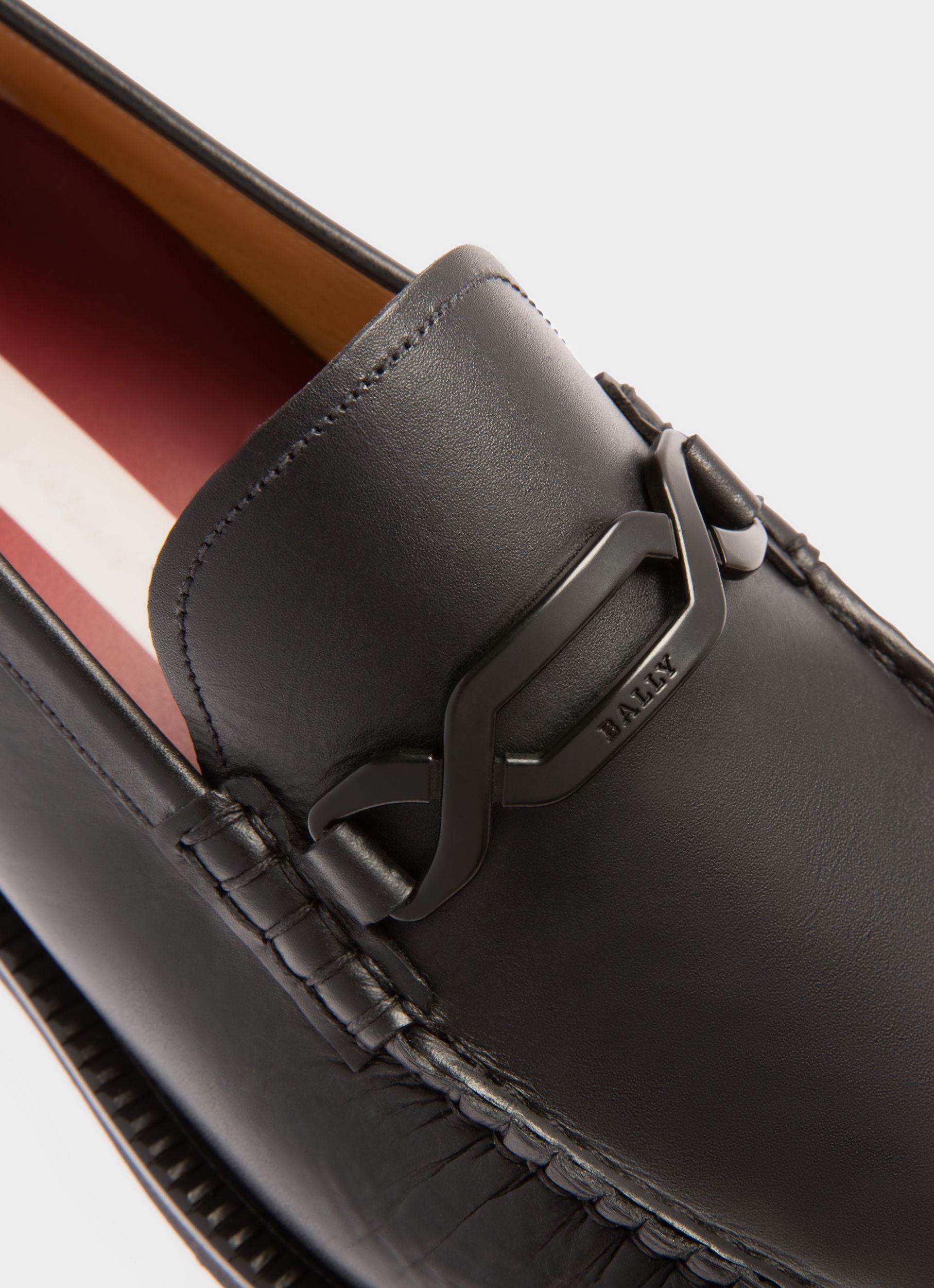 Novian Mocassins En Cuir Noir - Homme - Bally - 06