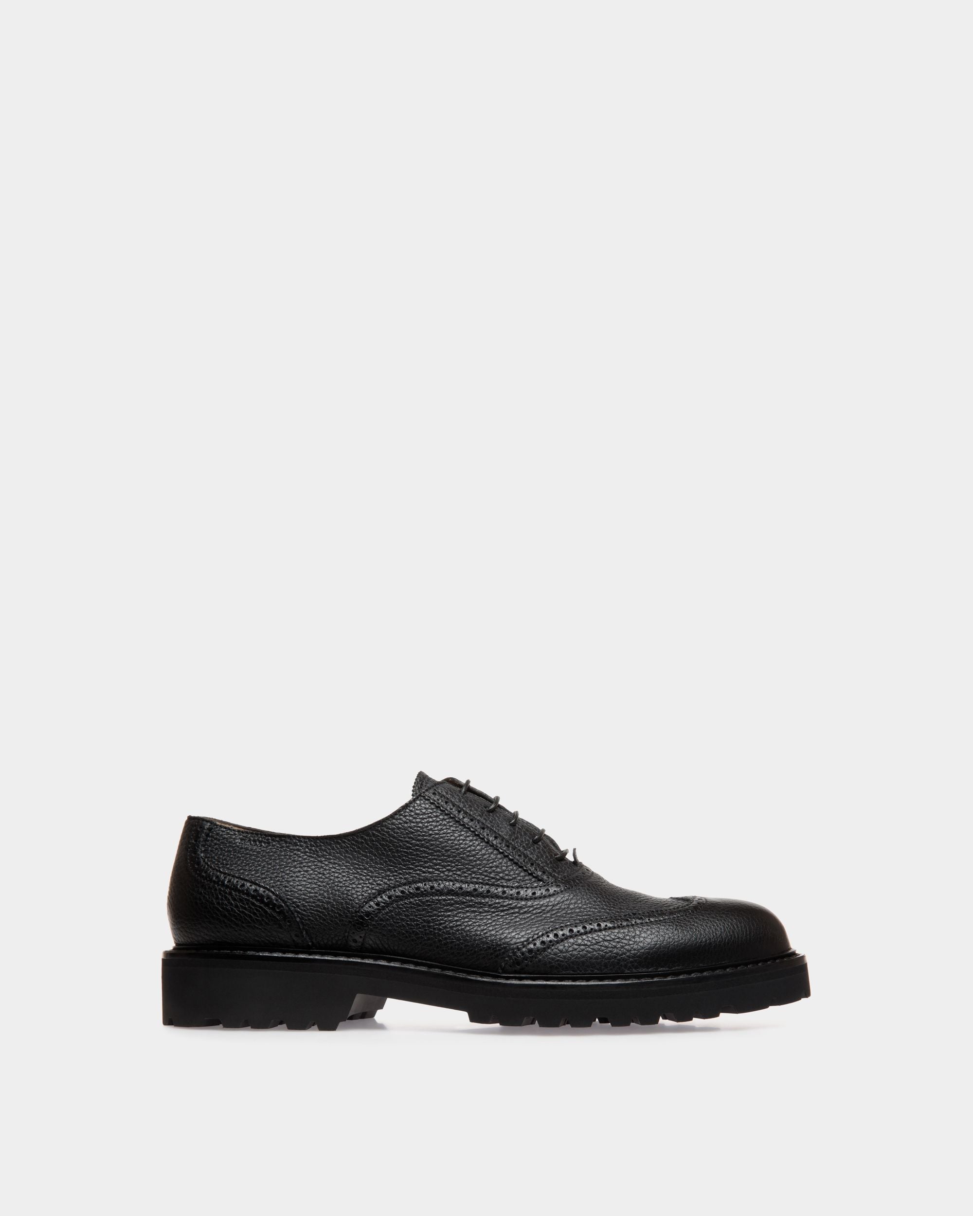 Lace-Ups In Black Leather - Homme - Bally - 01