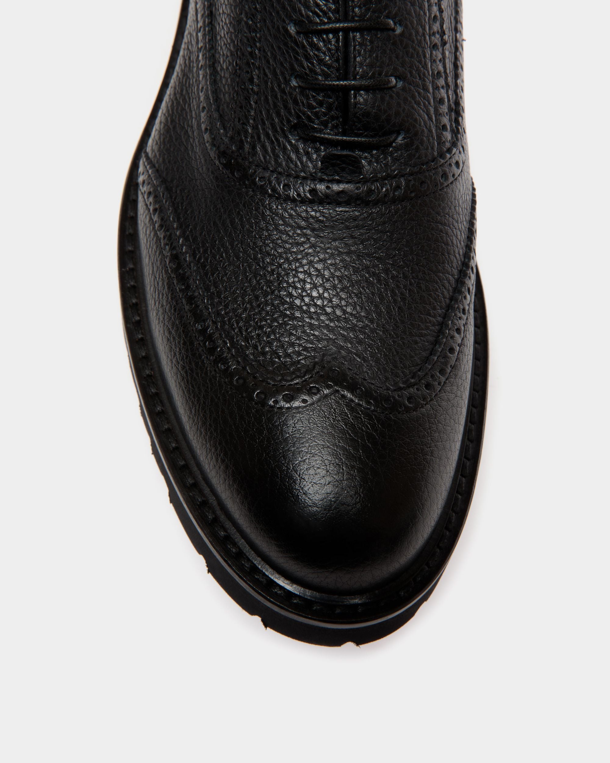 Lace-Ups In Black Leather - Homme - Bally - 05