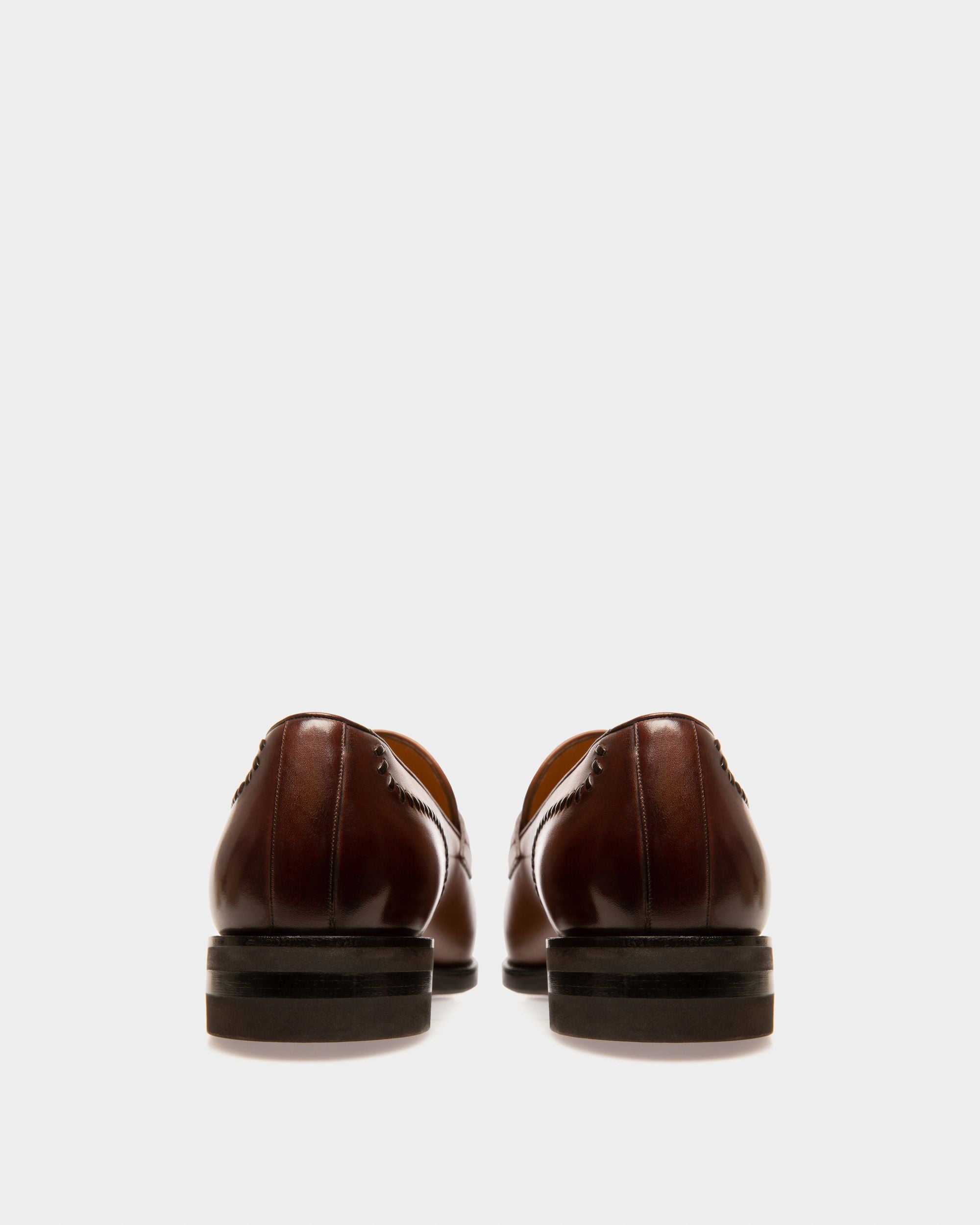 Scober Mocassins En Cuir Marron - Homme - Bally - 04