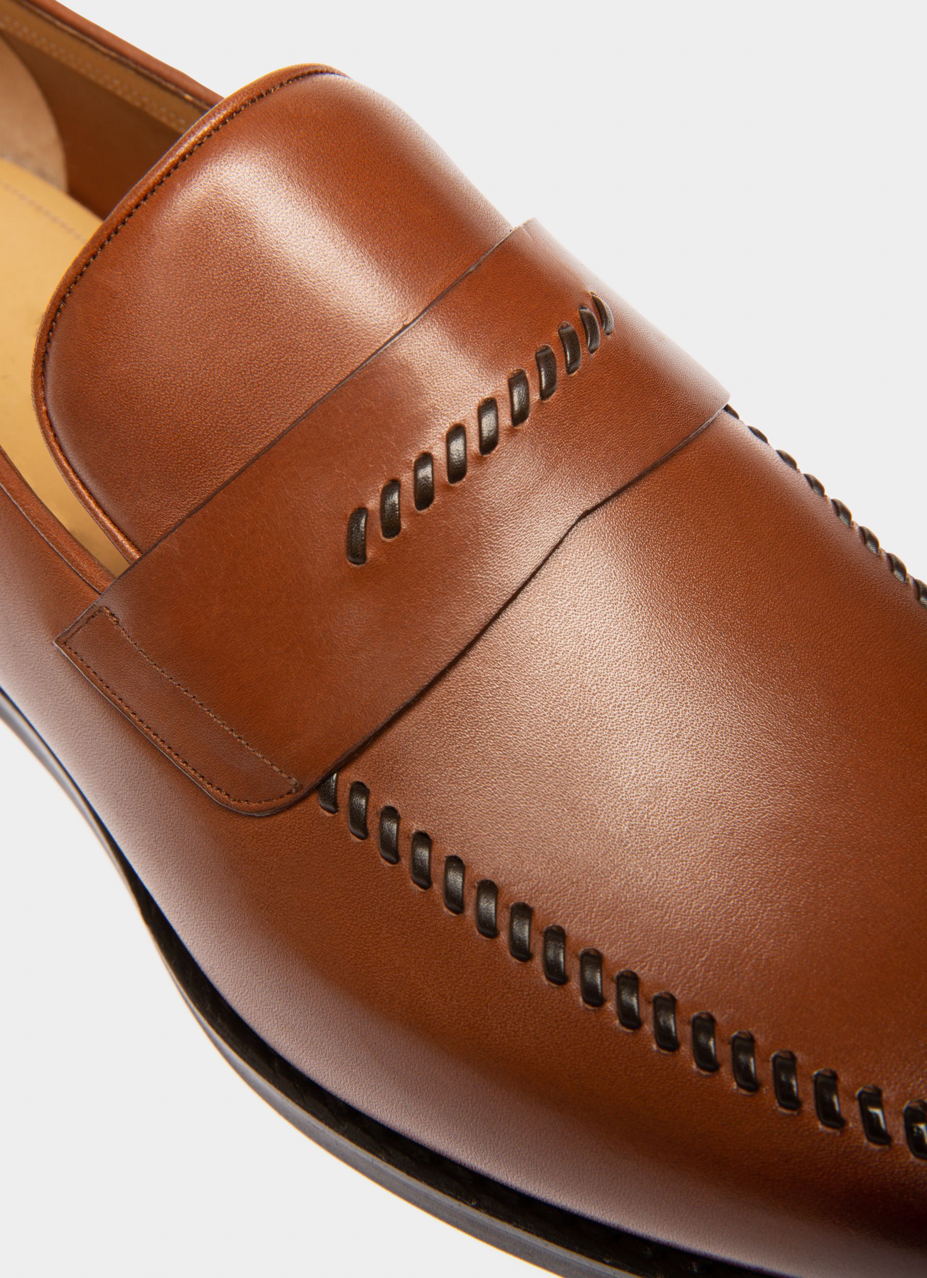 Scober Mocassins En Cuir Marron - Homme - Bally - 06