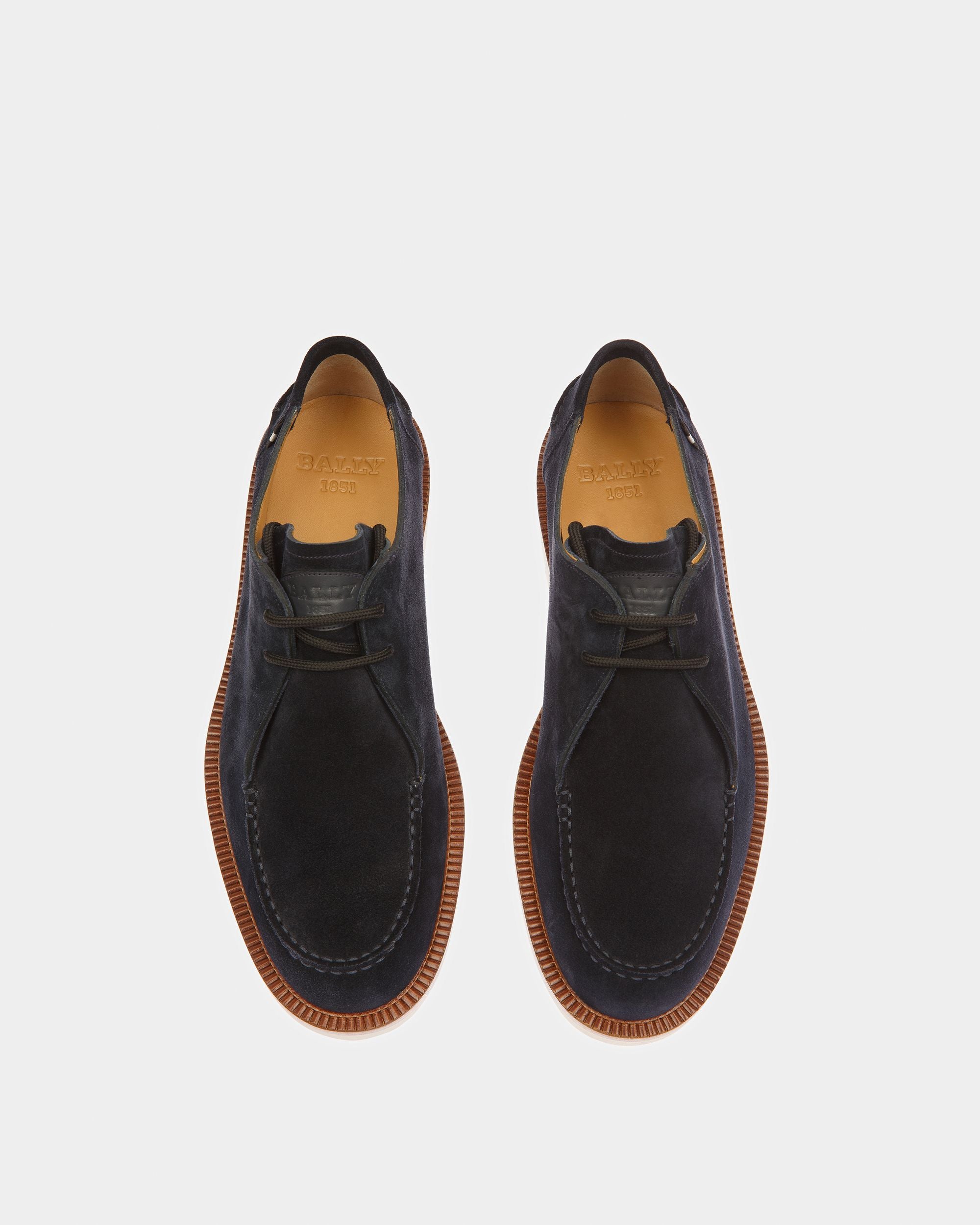 Norest Chaussures Derby En Cuir Bleu Nuit - Homme - Bally - 02