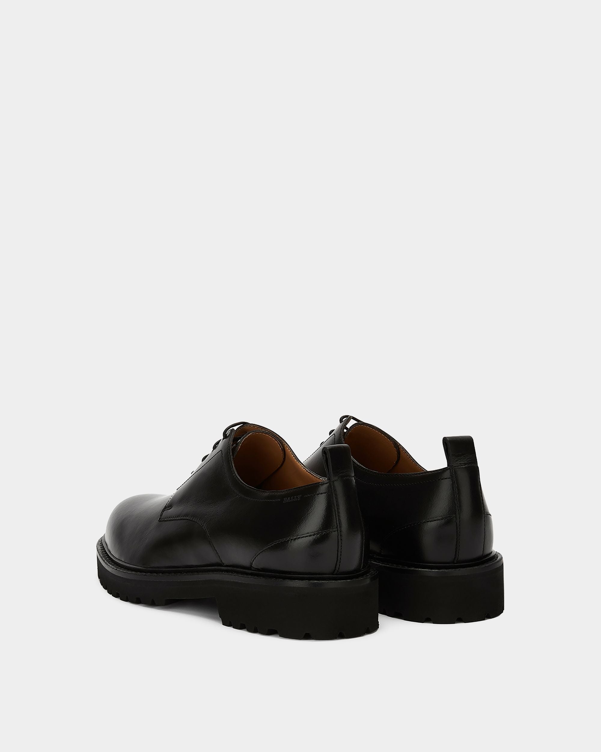 Men's Black Derby Shoes - Homme - Bally - 03