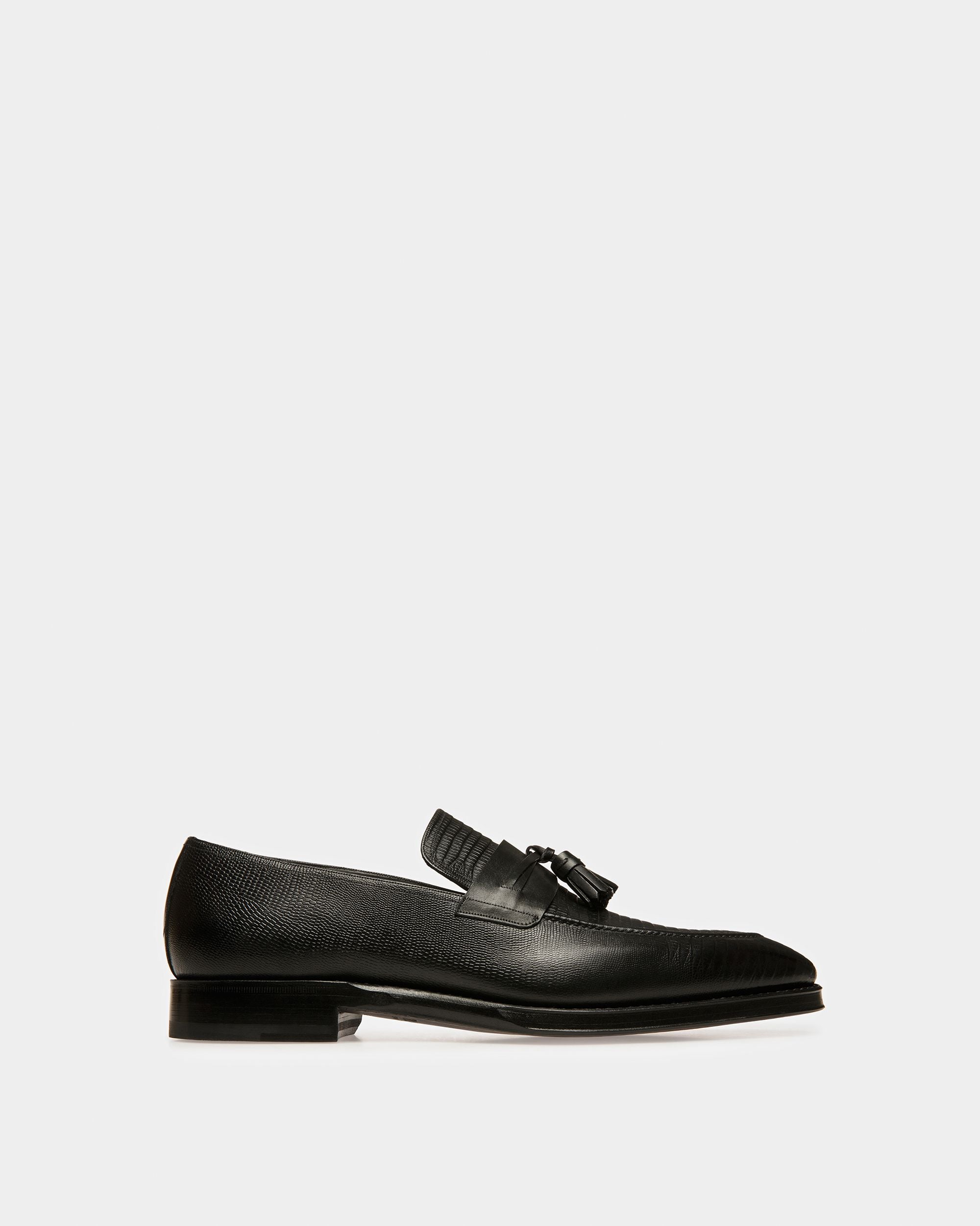 Scuvier Mocassins En Cuir Noir - Homme - Bally - 01