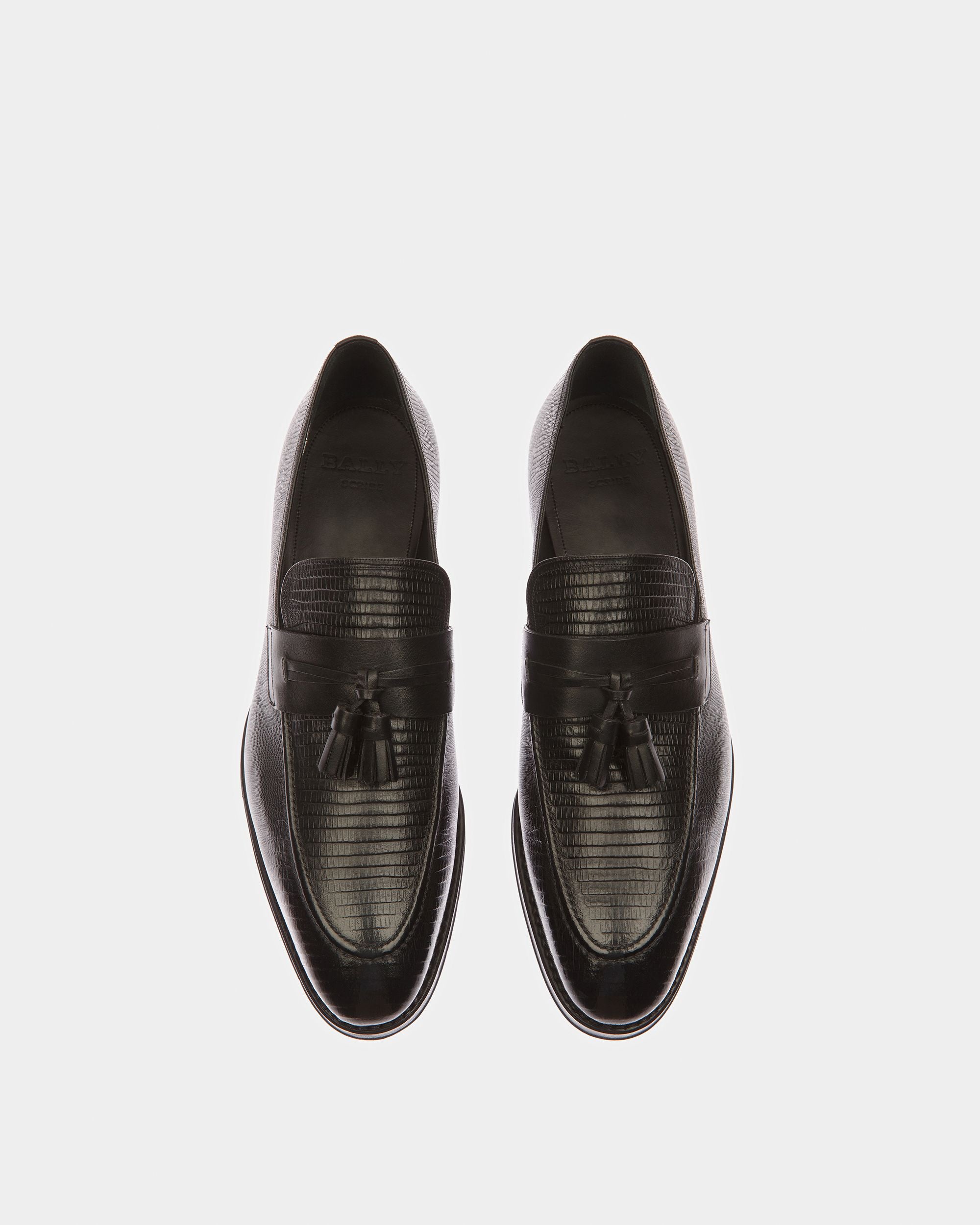 Scuvier Mocassins En Cuir Noir - Homme - Bally - 02