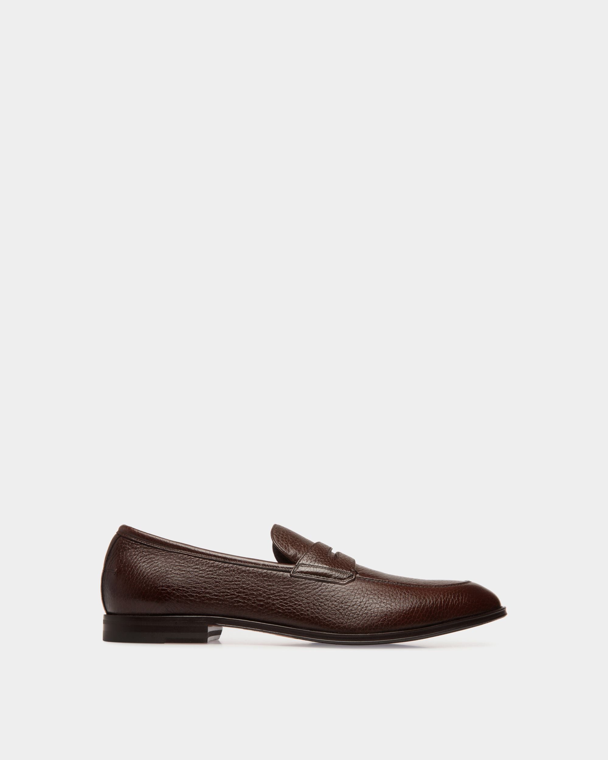 Mocassin Westminster En Cuir De Cerf Marron - Homme - Bally - 01