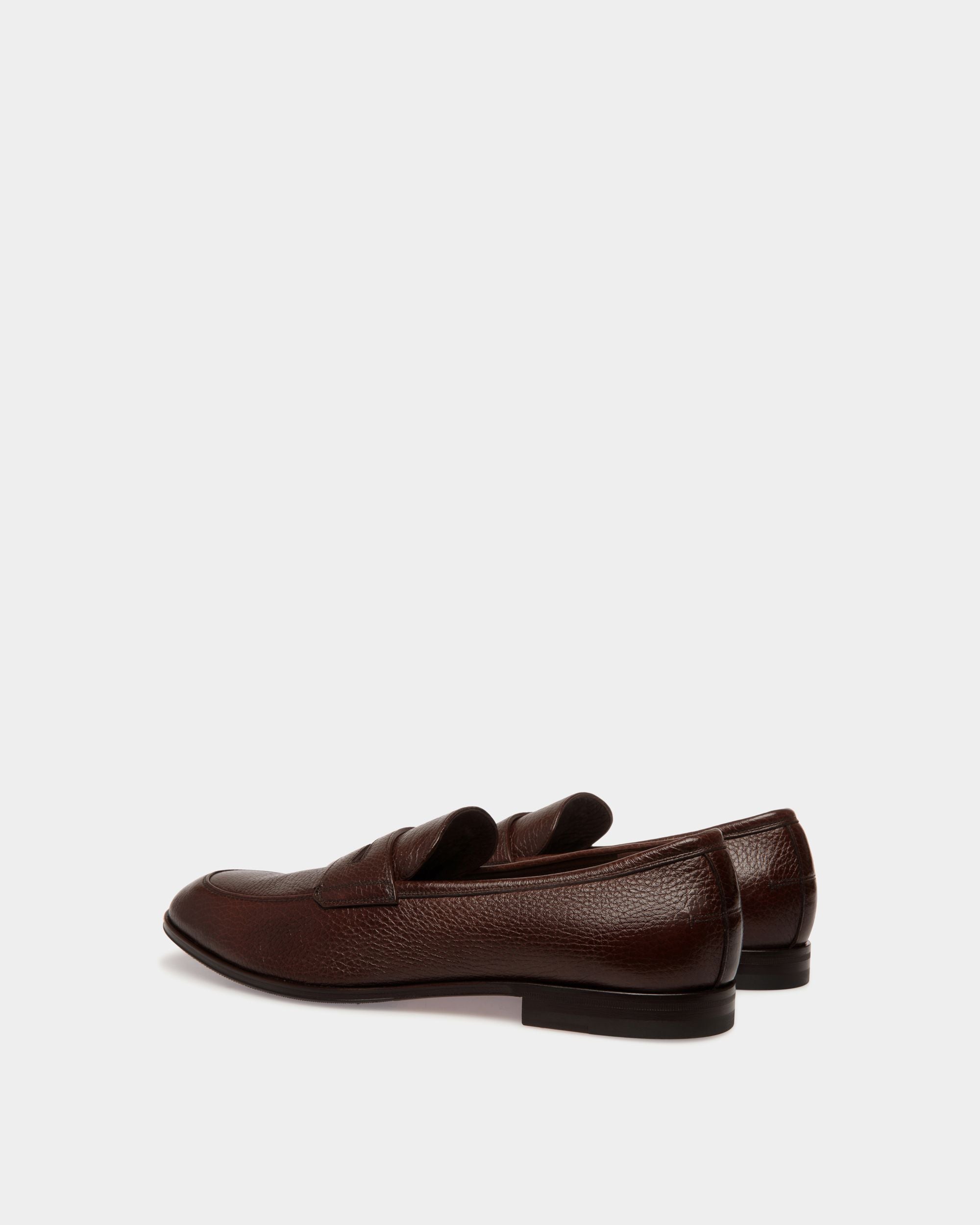 Mocassin Westminster En Cuir De Cerf Marron - Homme - Bally - 03