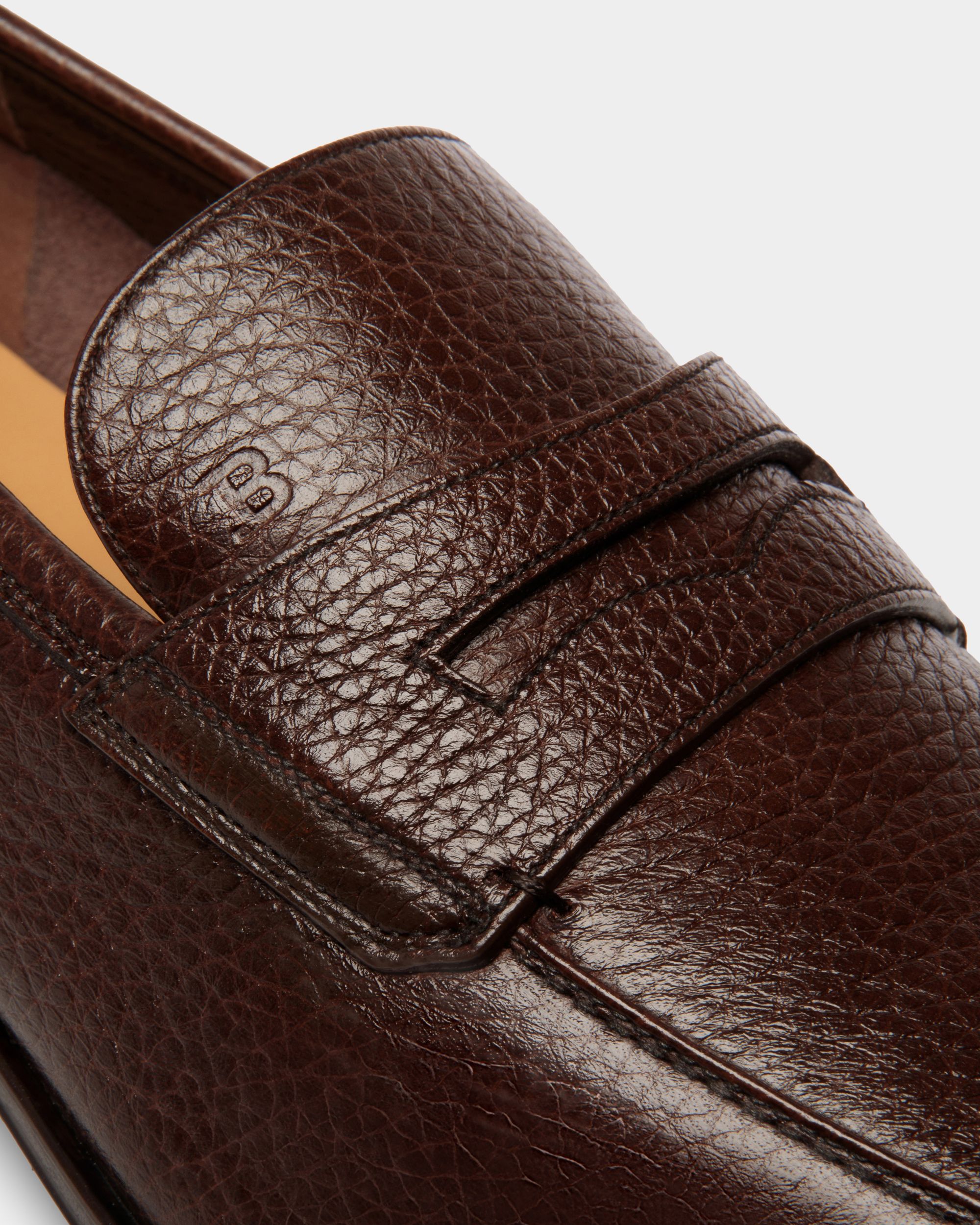 Mocassin Westminster En Cuir De Cerf Marron - Homme - Bally - 04