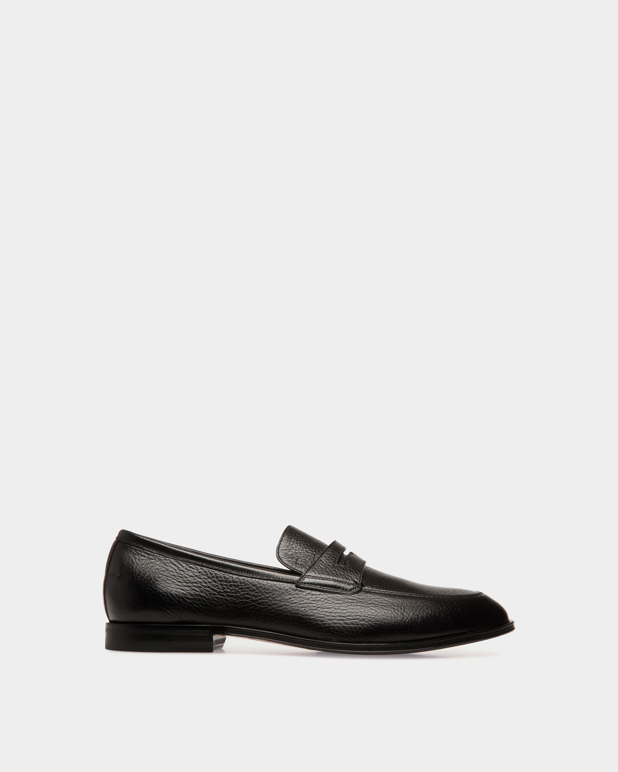 Mocassin Westminster En Cuir De Cerf Noir - Homme - Bally - 01