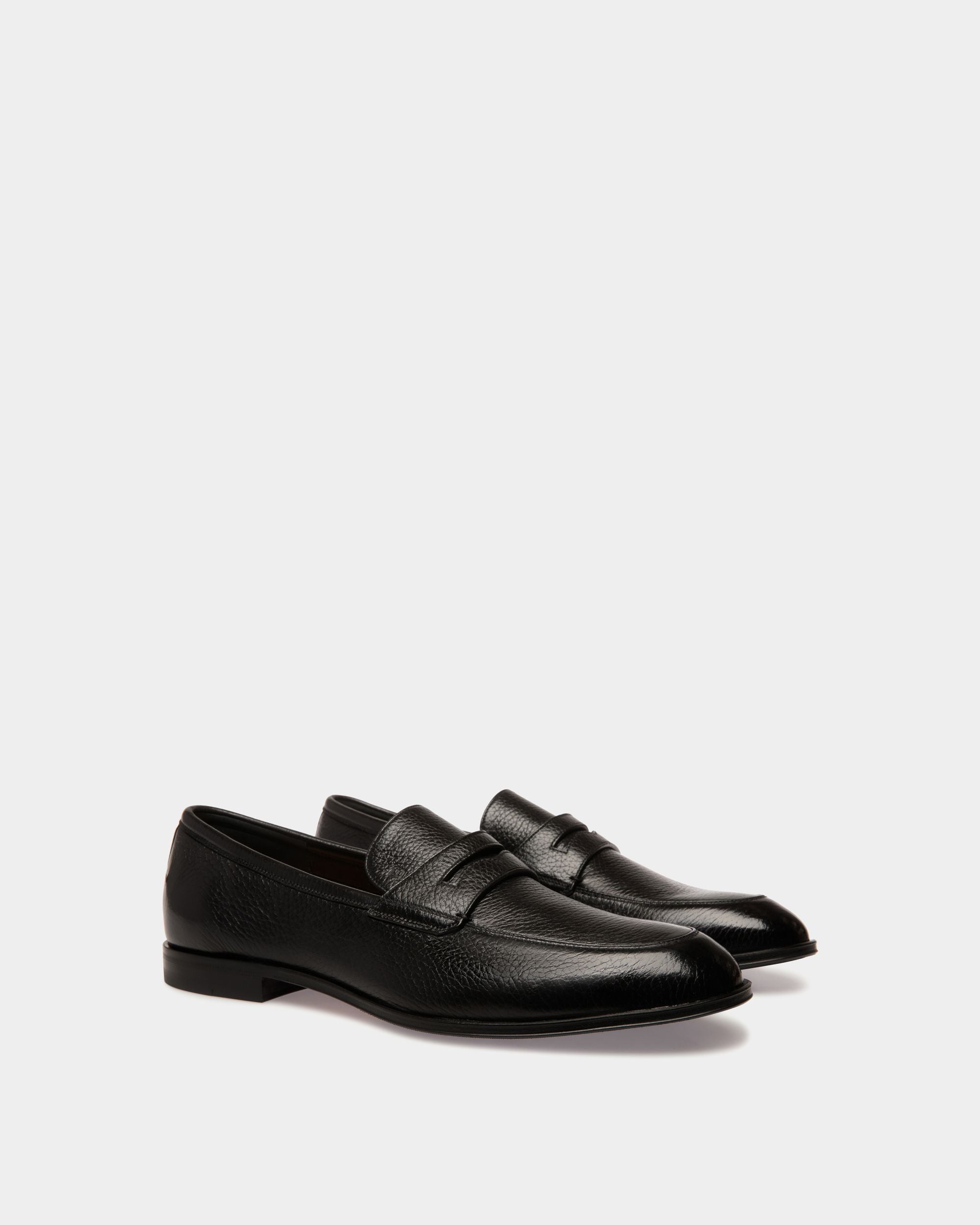 Mocassin Westminster En Cuir De Cerf Noir - Homme - Bally - 02
