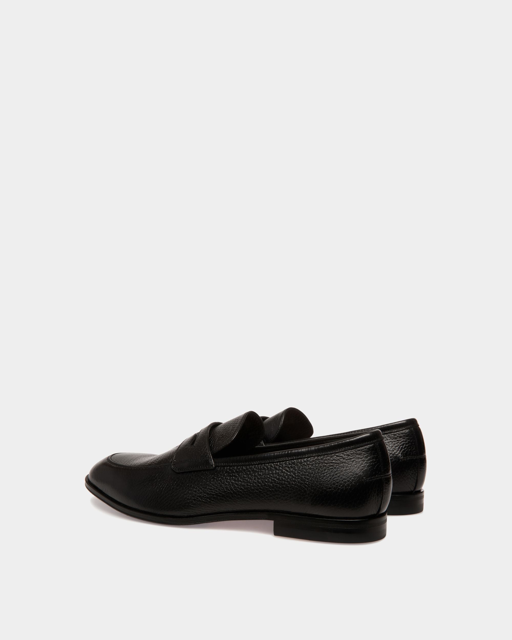 Mocassin Westminster En Cuir De Cerf Noir - Homme - Bally - 03