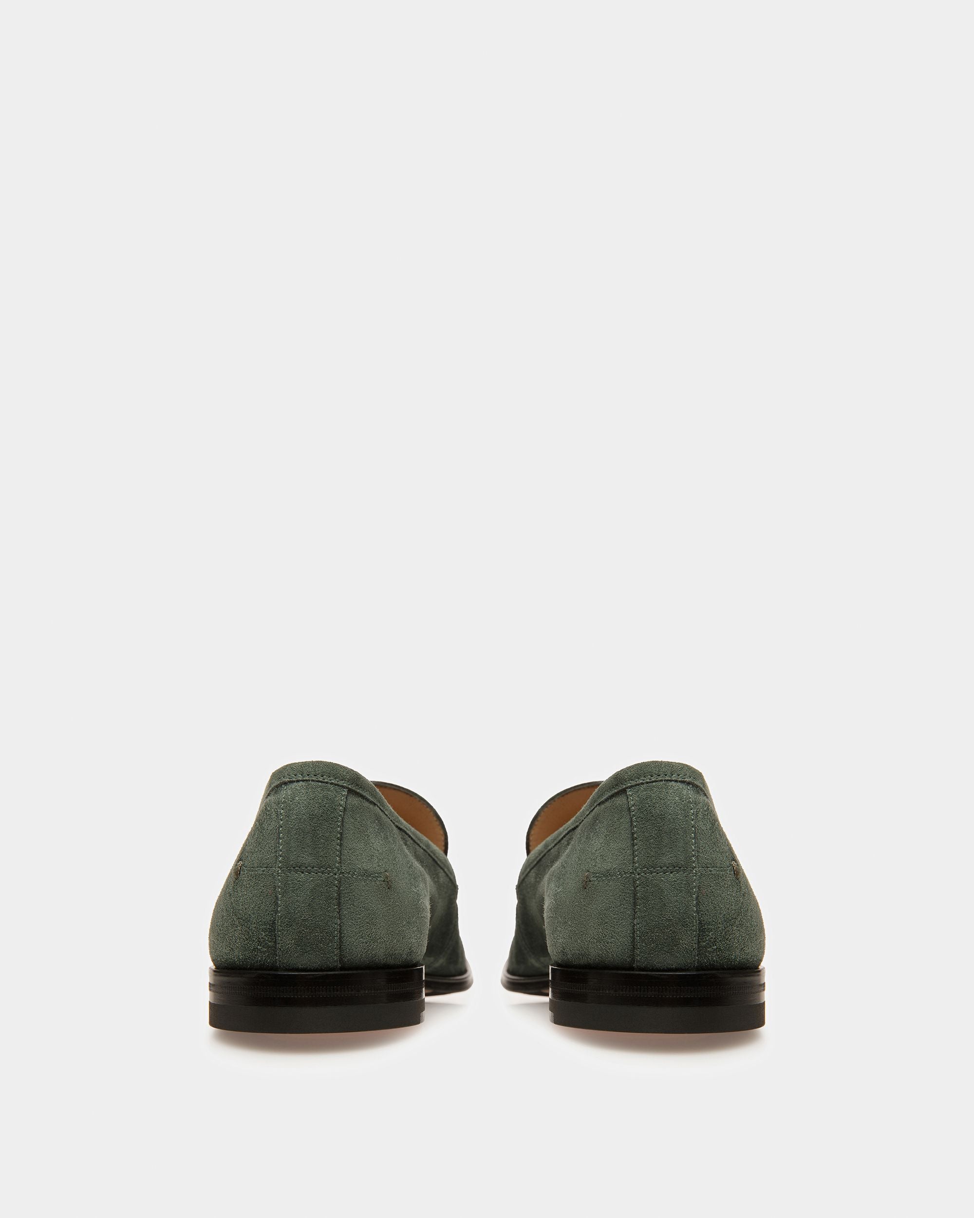 Webb Mocassins En Cuir Sauge - Homme - Bally - 03