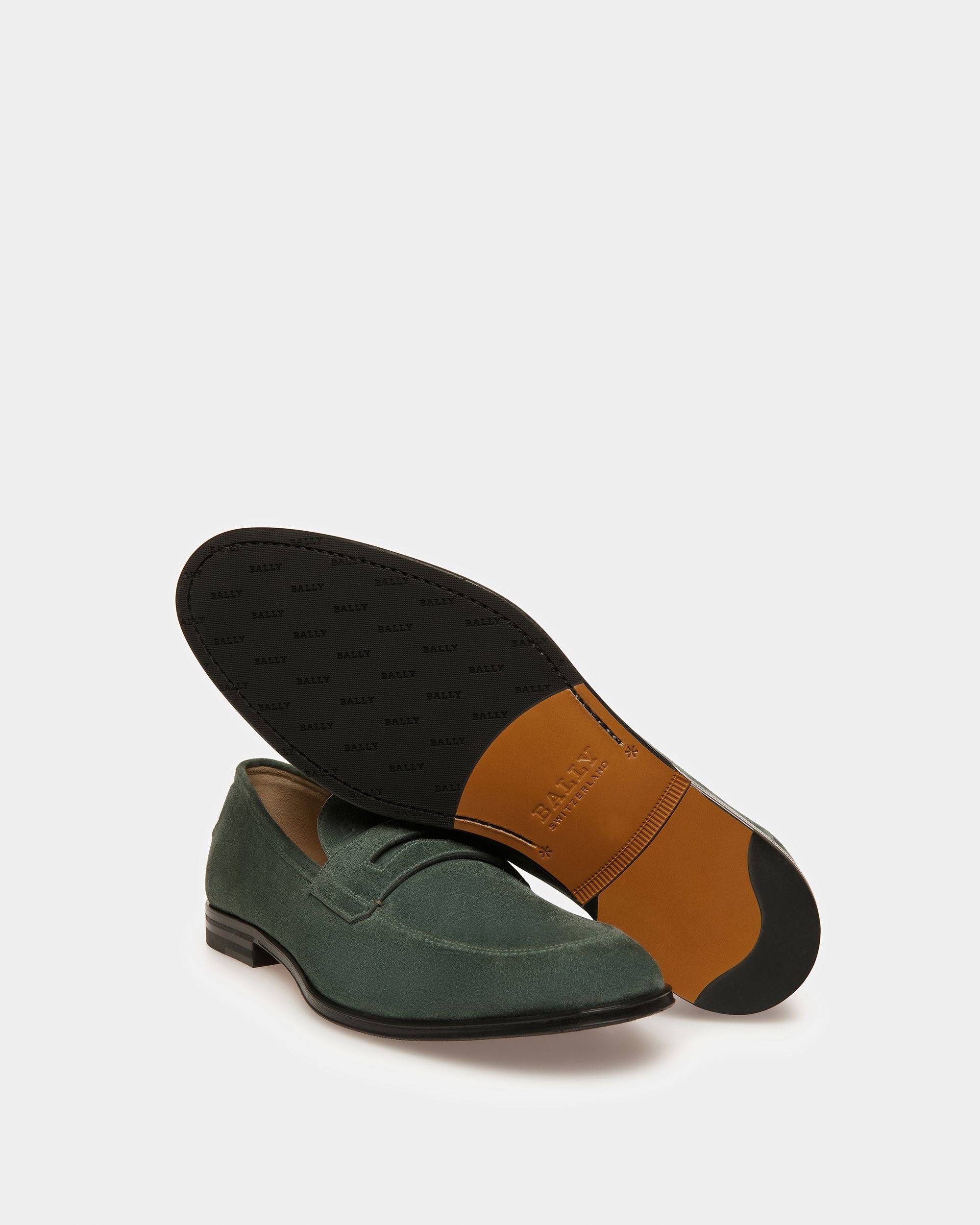 Webb Mocassins En Cuir Sauge - Homme - Bally - 04