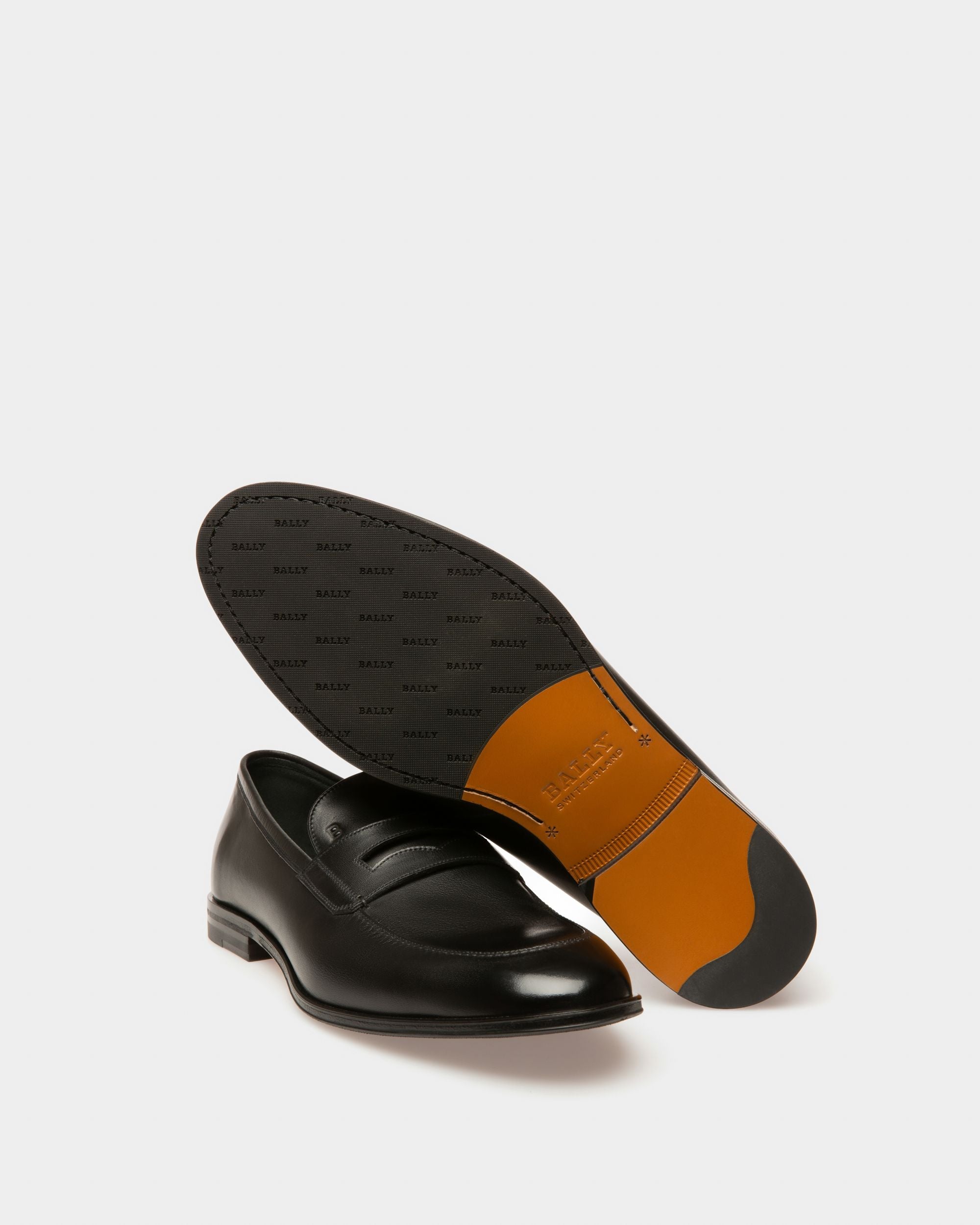 Webb Mocassins En Cuir Noir - Homme - Bally - 05