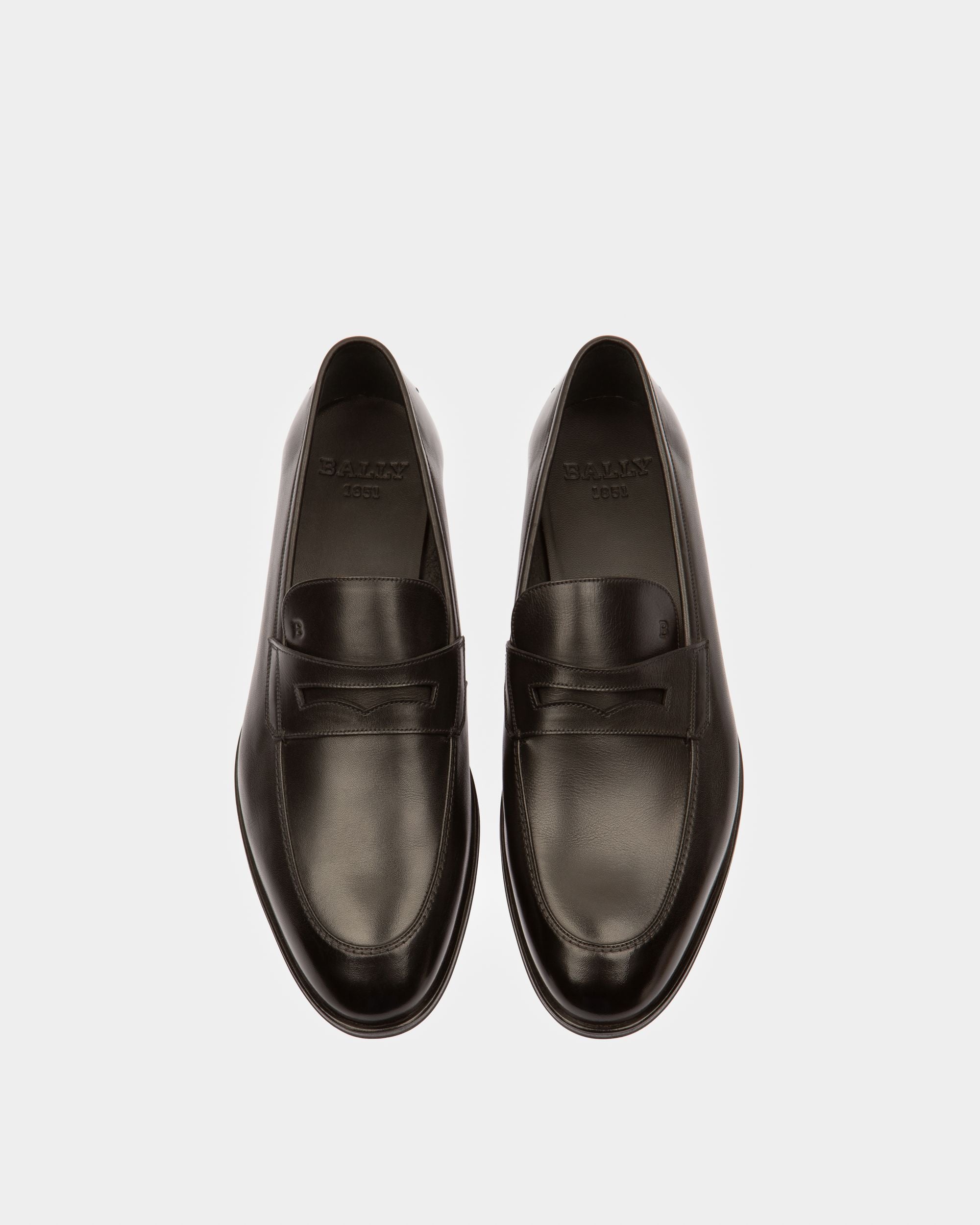 Webb Mocassins En Cuir Noir - Homme - Bally - 02
