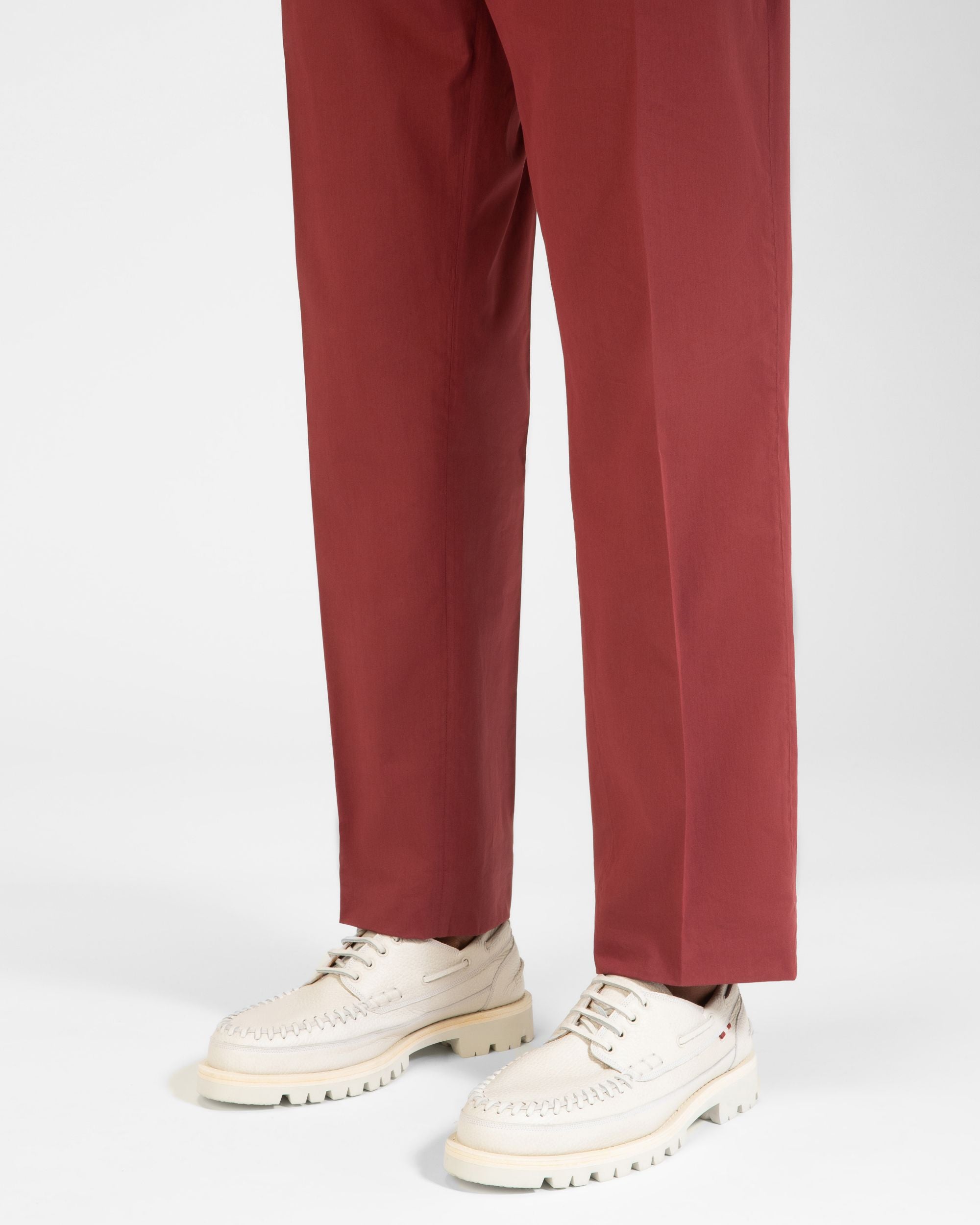 Trendal Derbies En Cuir Blanc - Homme - Bally - 03