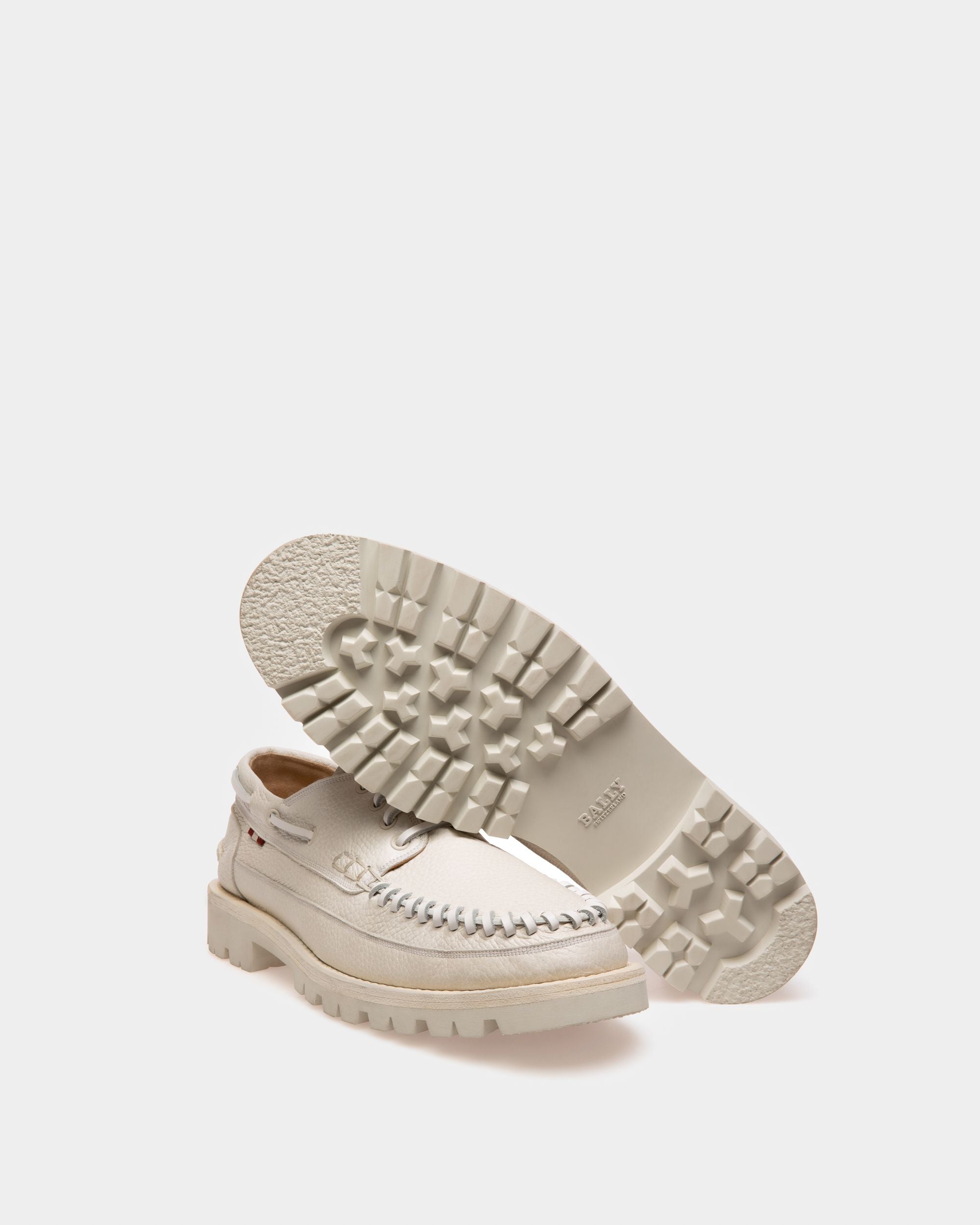 Trendal Derbies En Cuir Blanc - Homme - Bally - 05